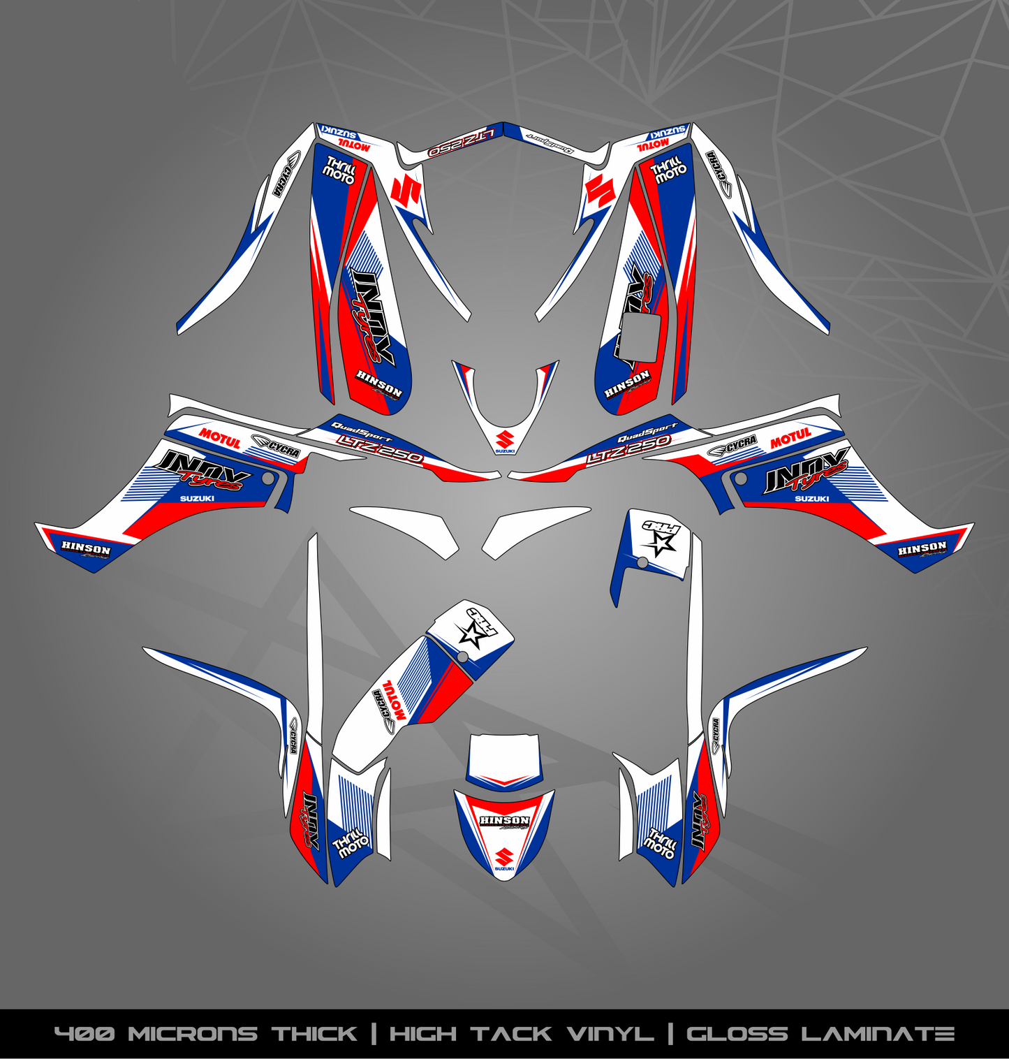 Full Sticker Kit for Suzuki LTZ 250