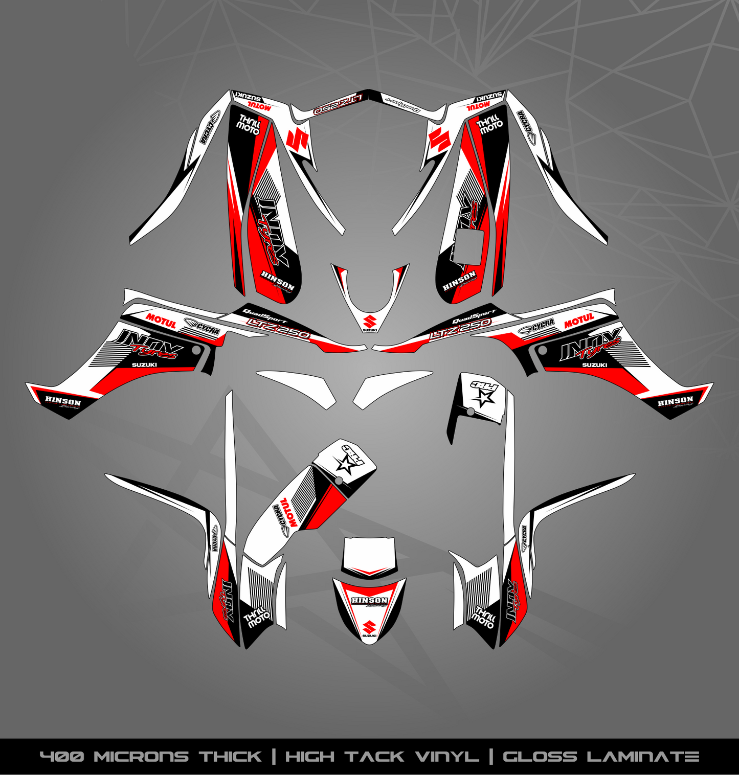 Full Sticker Kit for Suzuki LTZ 250