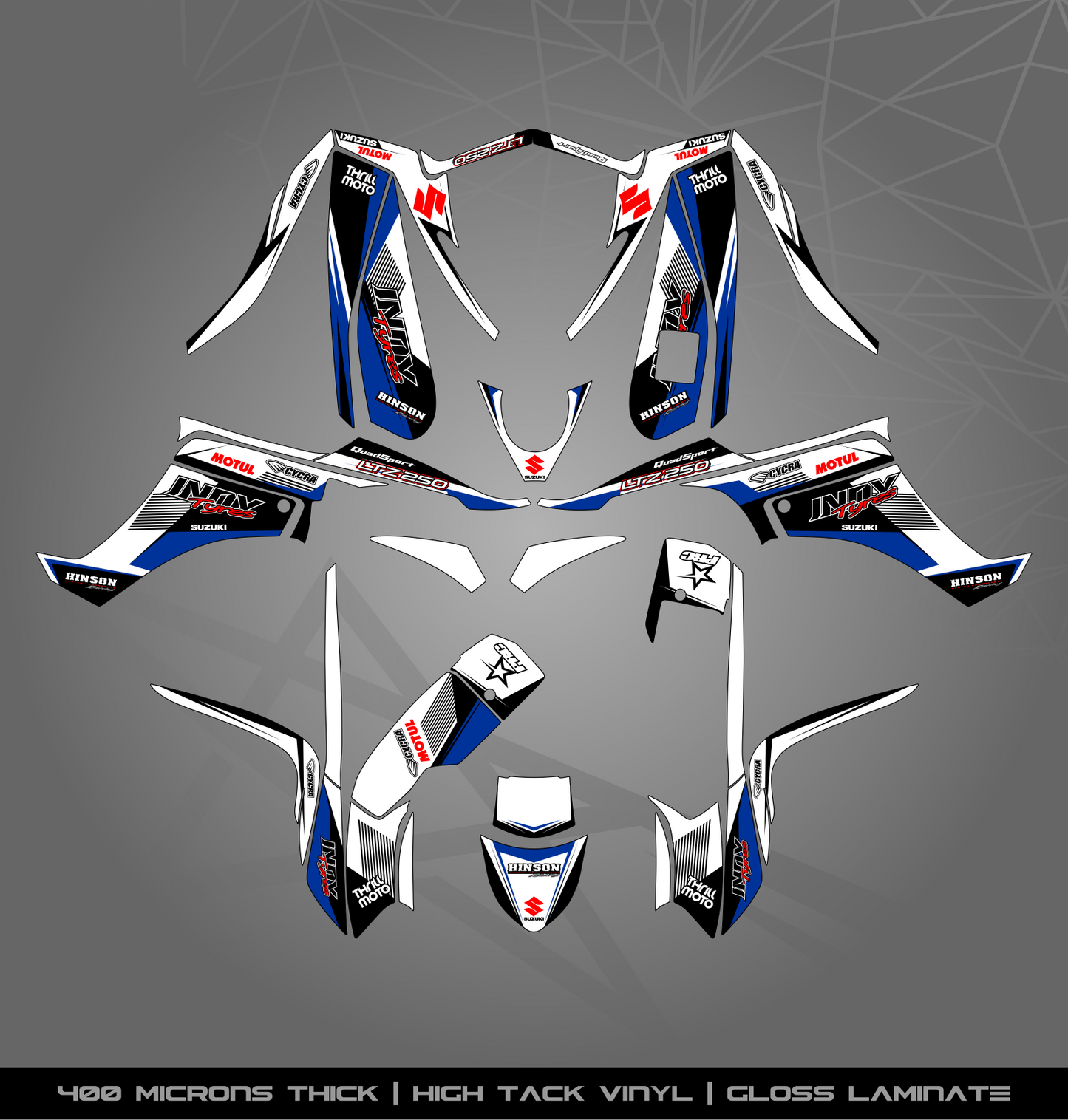 Full Sticker Kit for Suzuki LTZ 250