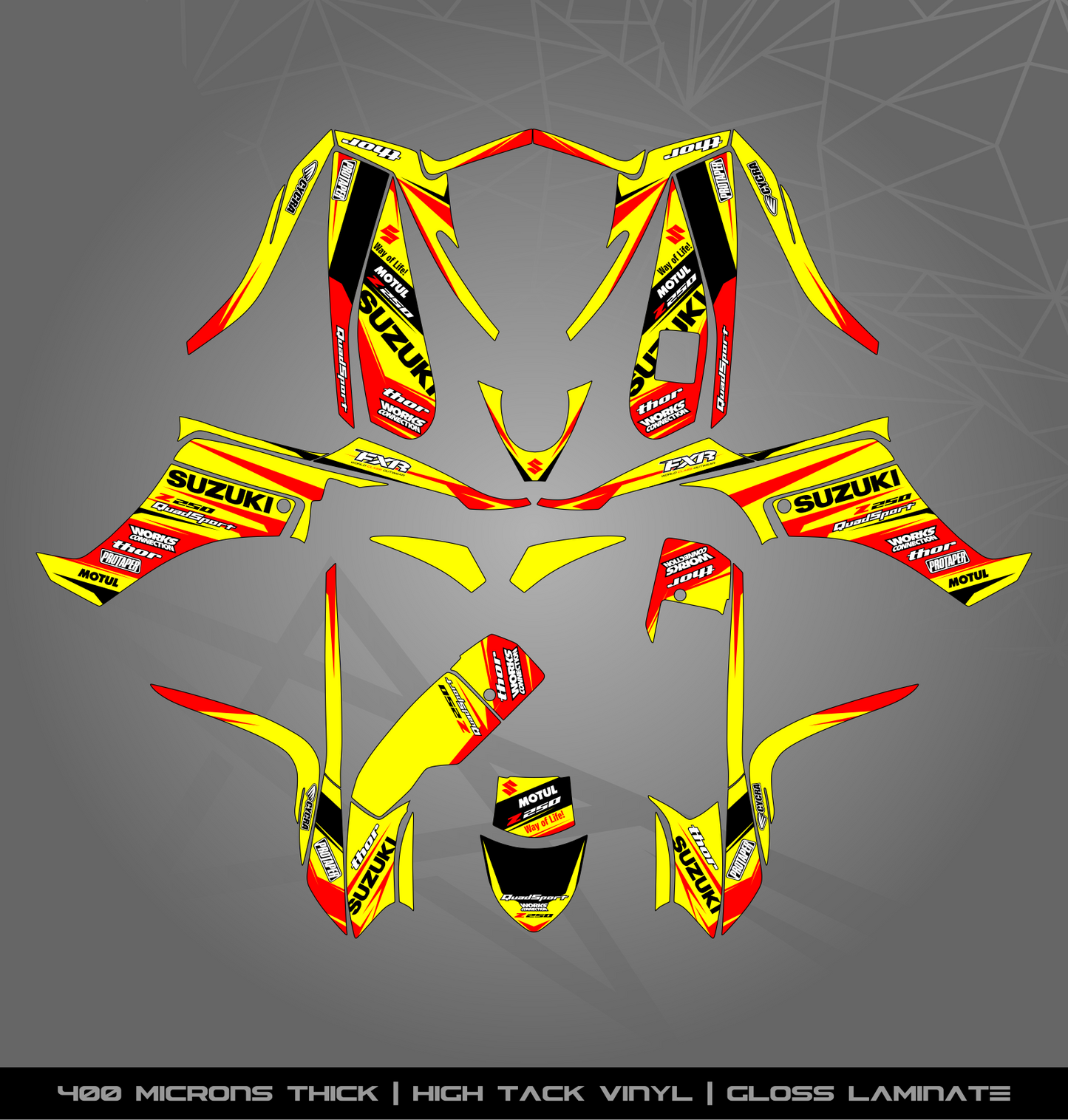 Full Sticker Kit for Suzuki LTZ 250