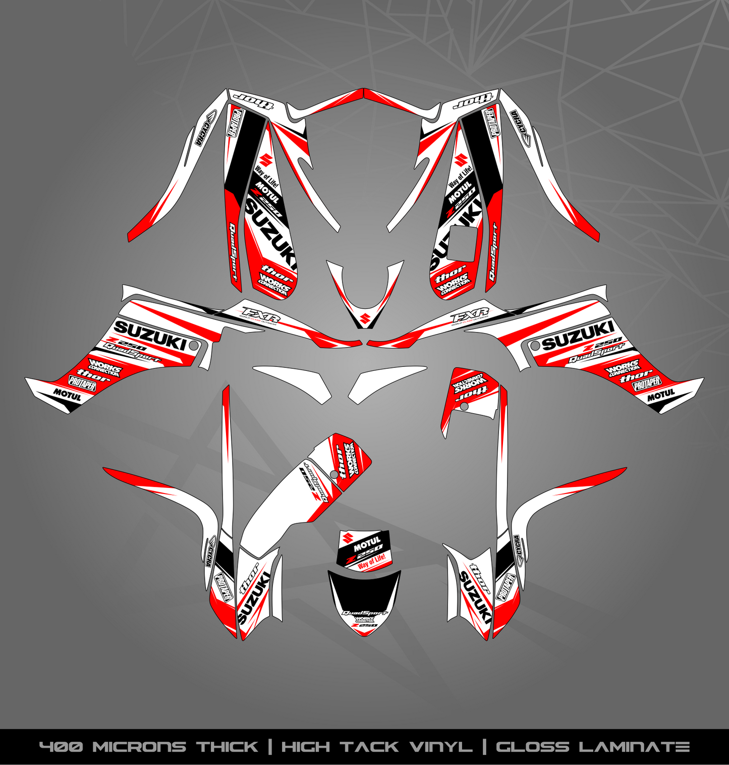 Full Sticker Kit for Suzuki LTZ 250