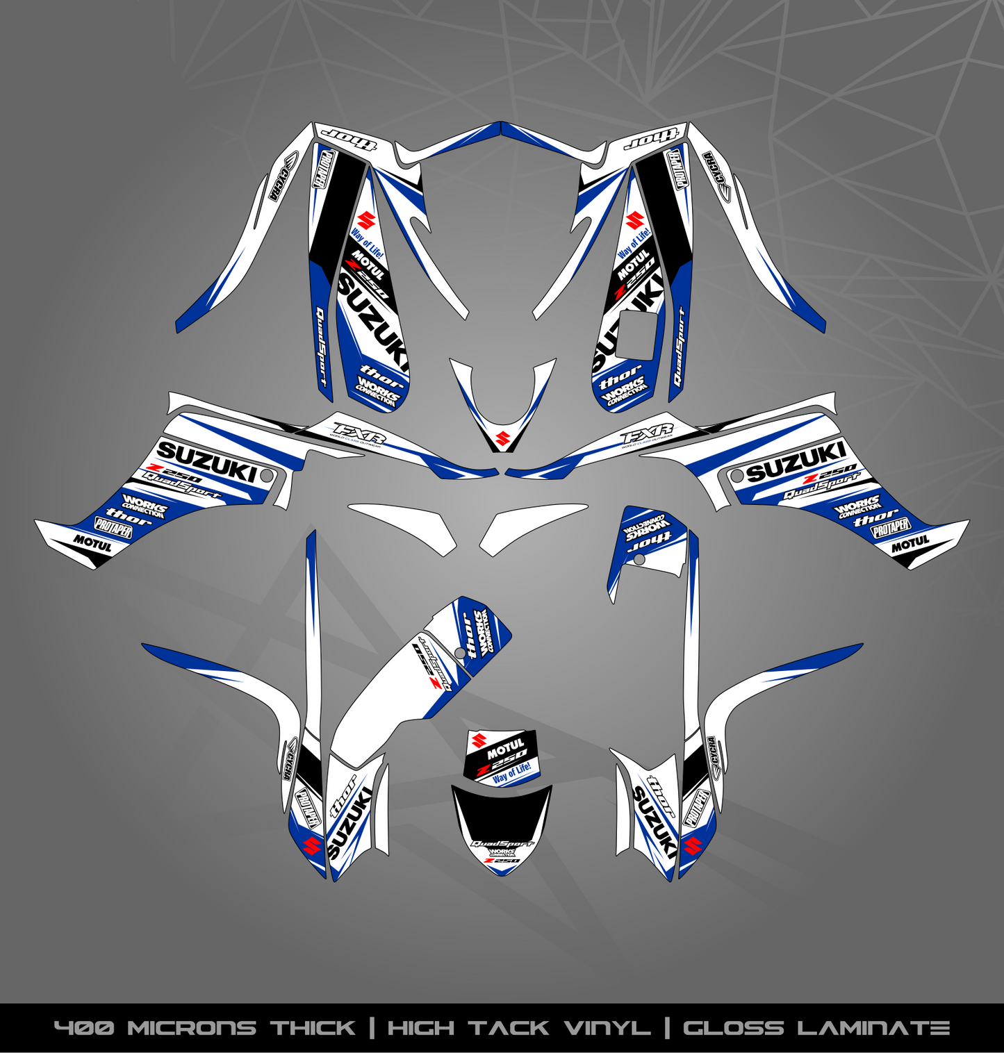 Full Sticker Kit for Suzuki LTZ 250
