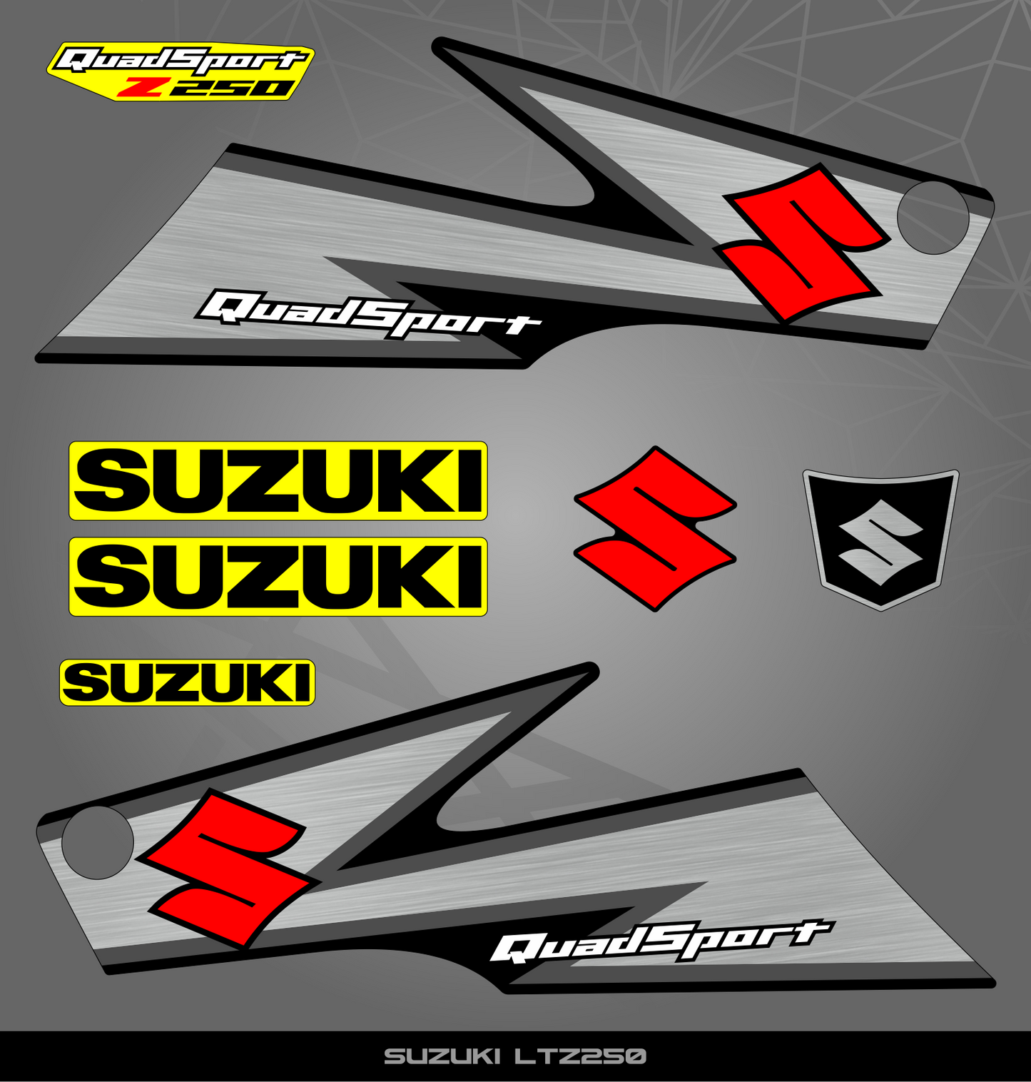 Partial Sticker Kit for Suzuki LTZ 250