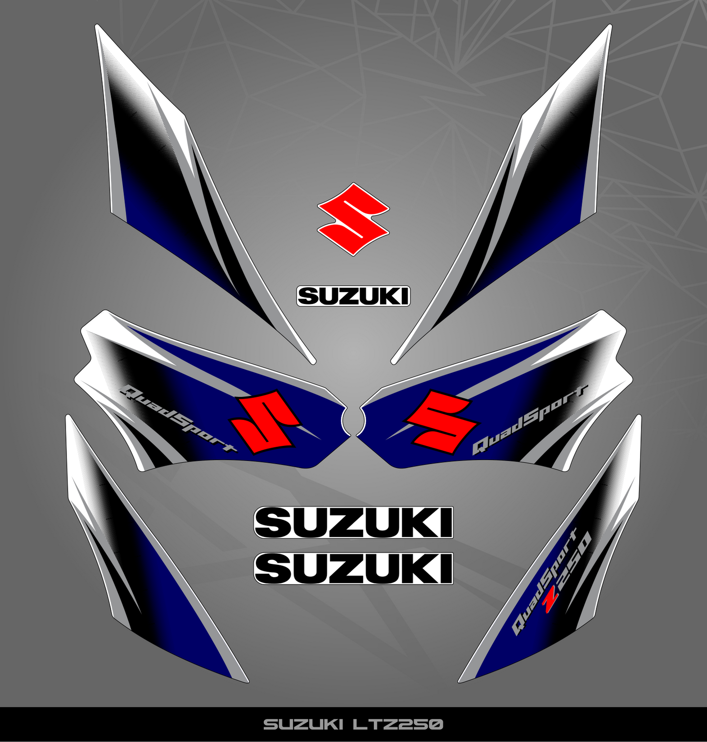 Partial Sticker Kit for Suzuki LTZ 250
