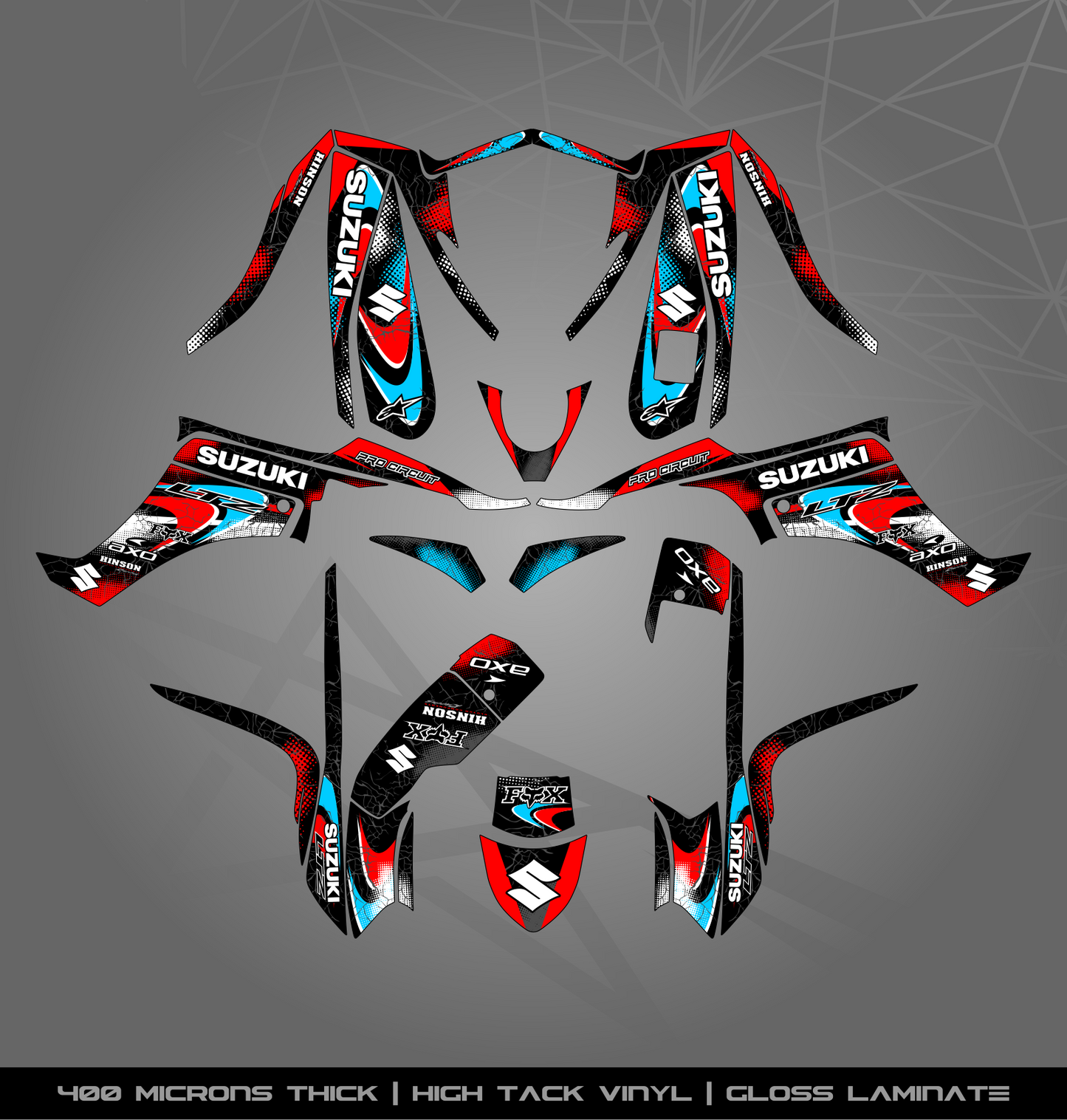 Full Sticker Kit for Suzuki LTZ 250