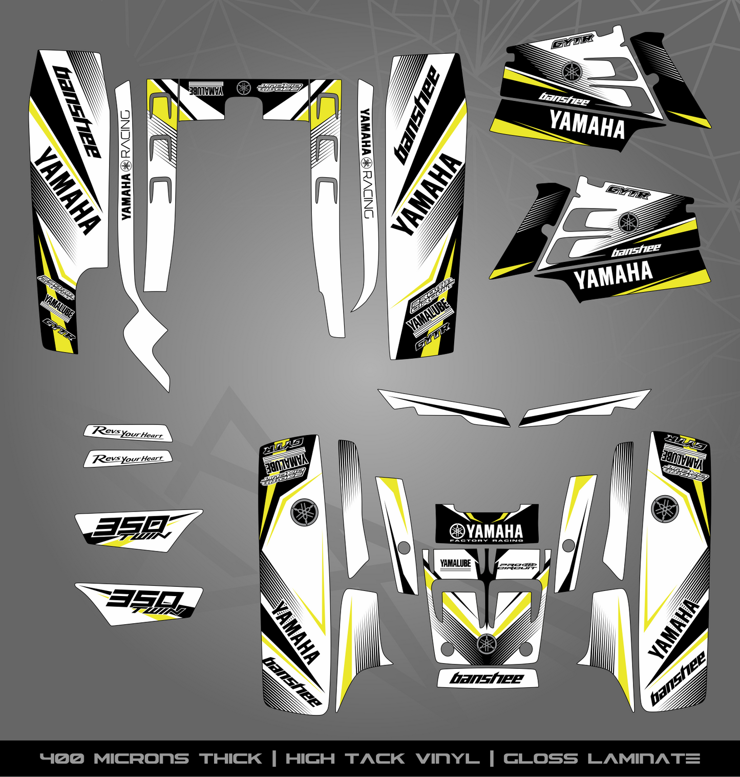 Full Sticker Kit for Yamaha Banshee 350