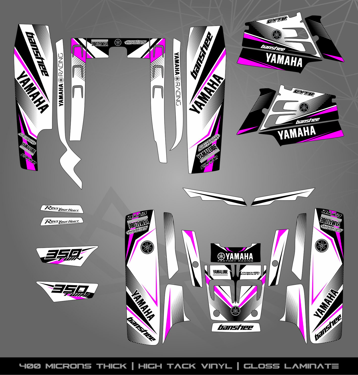 Full Sticker Kit for Yamaha Banshee 350