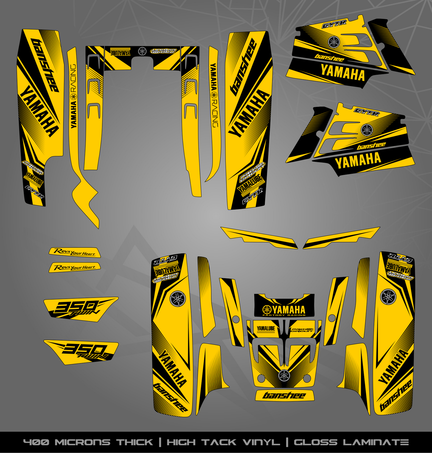 Full Sticker Kit for Yamaha Banshee 350