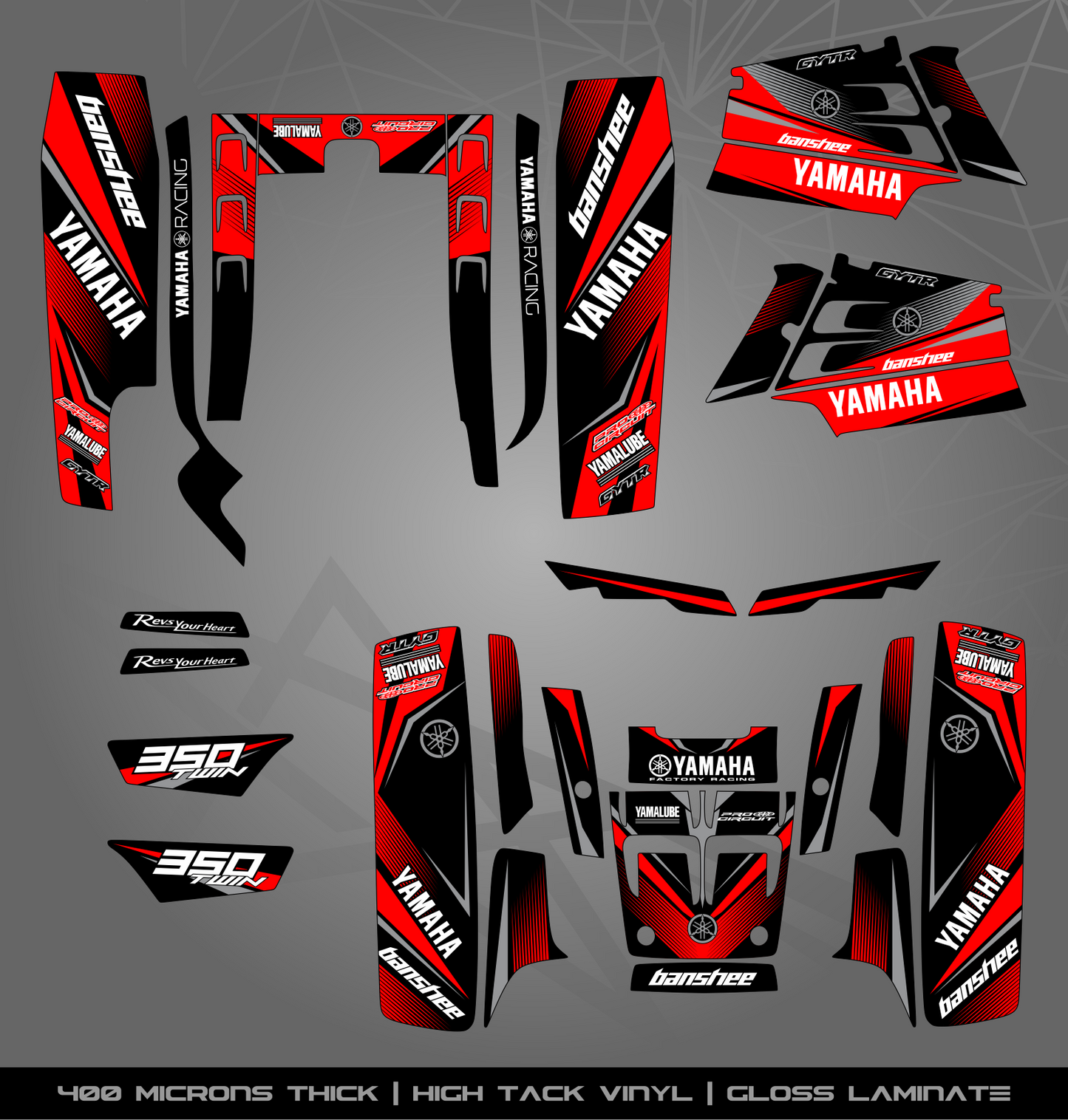 Full Sticker Kit for Yamaha Banshee 350