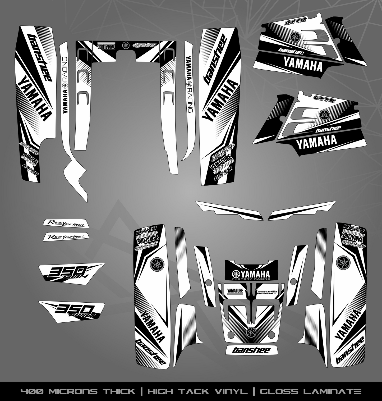 Full Sticker Kit for Yamaha Banshee 350