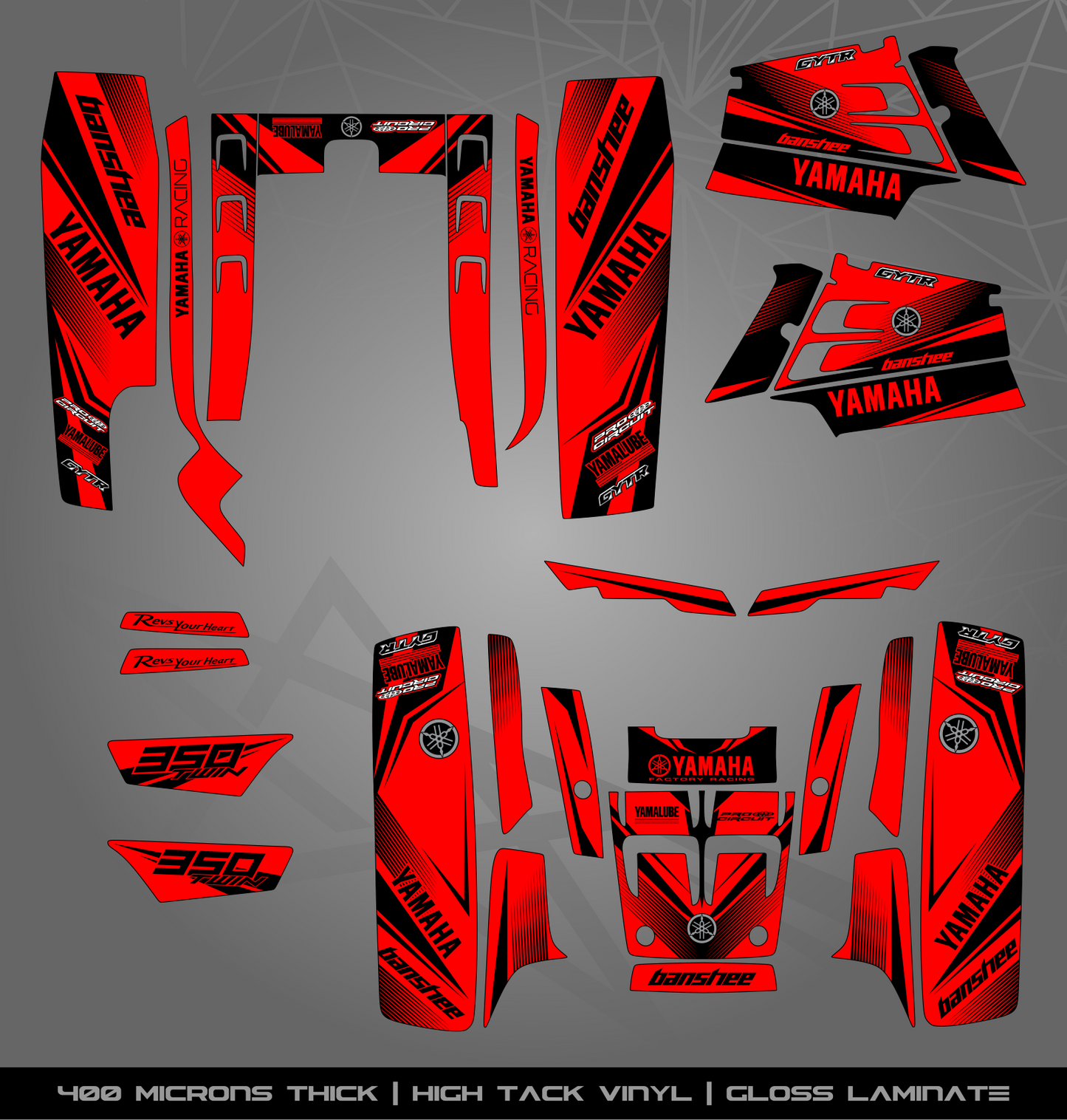 Full Sticker Kit for Yamaha Banshee 350