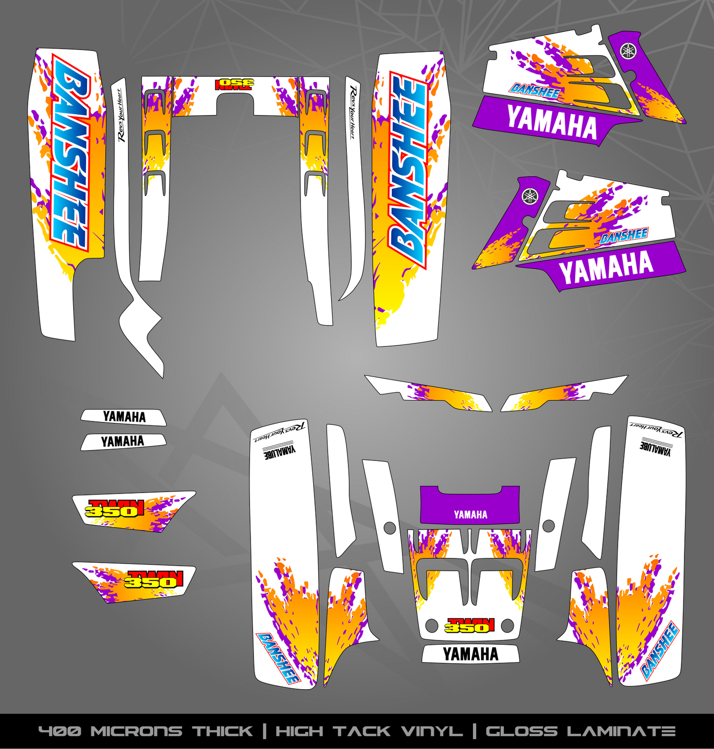 Full Sticker Kit for Yamaha Banshee 350