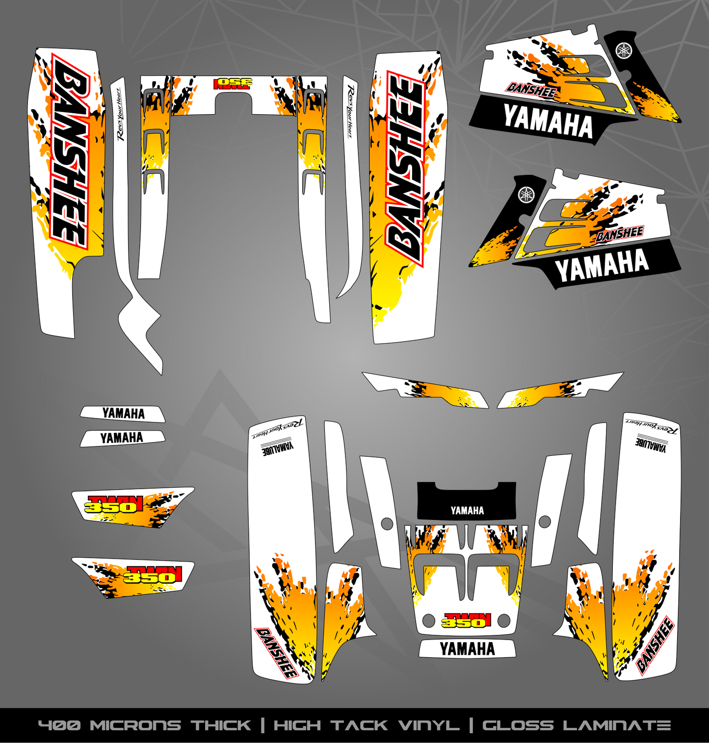 Full Sticker Kit for Yamaha Banshee 350