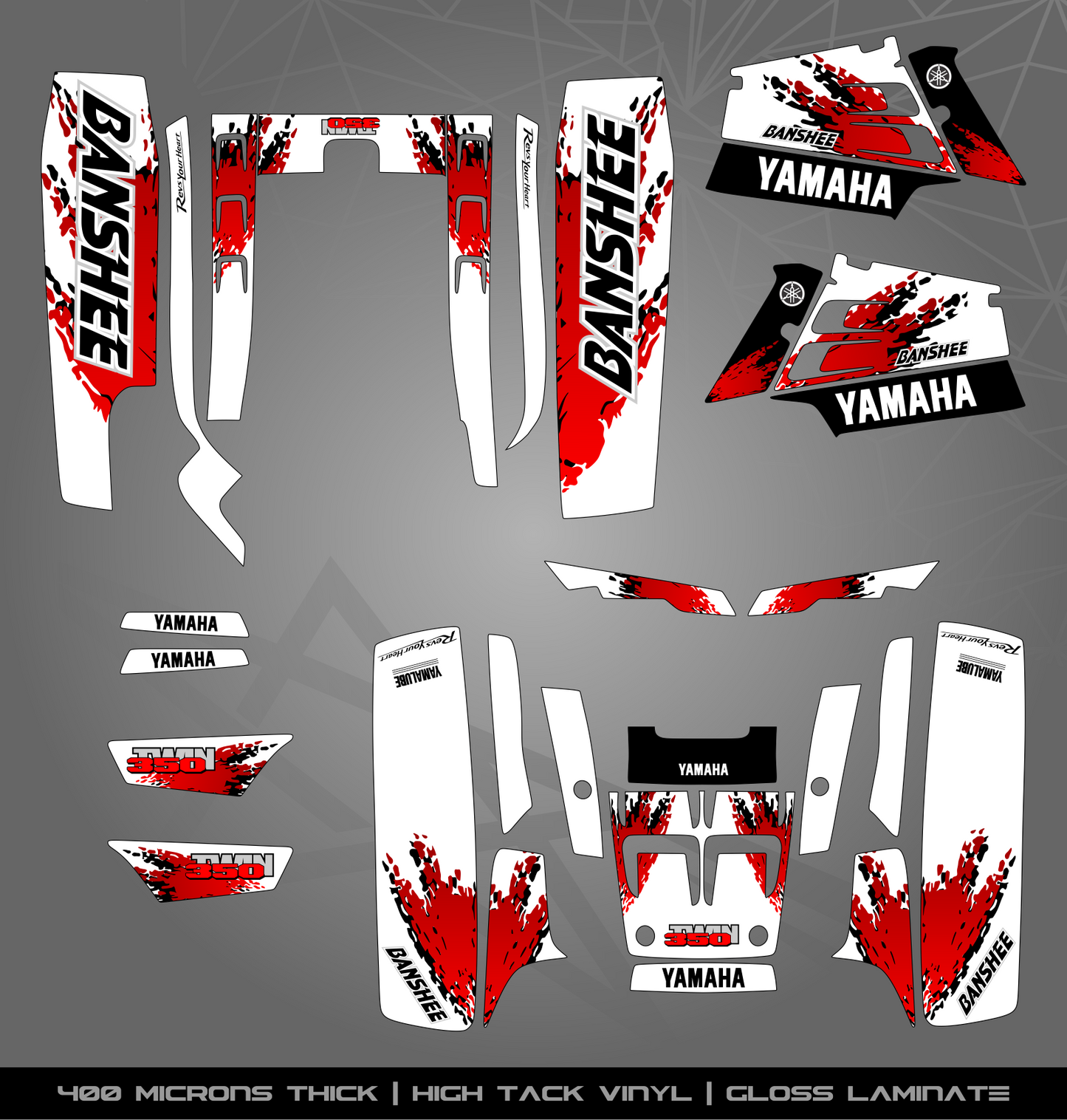 Full Sticker Kit for Yamaha Banshee 350