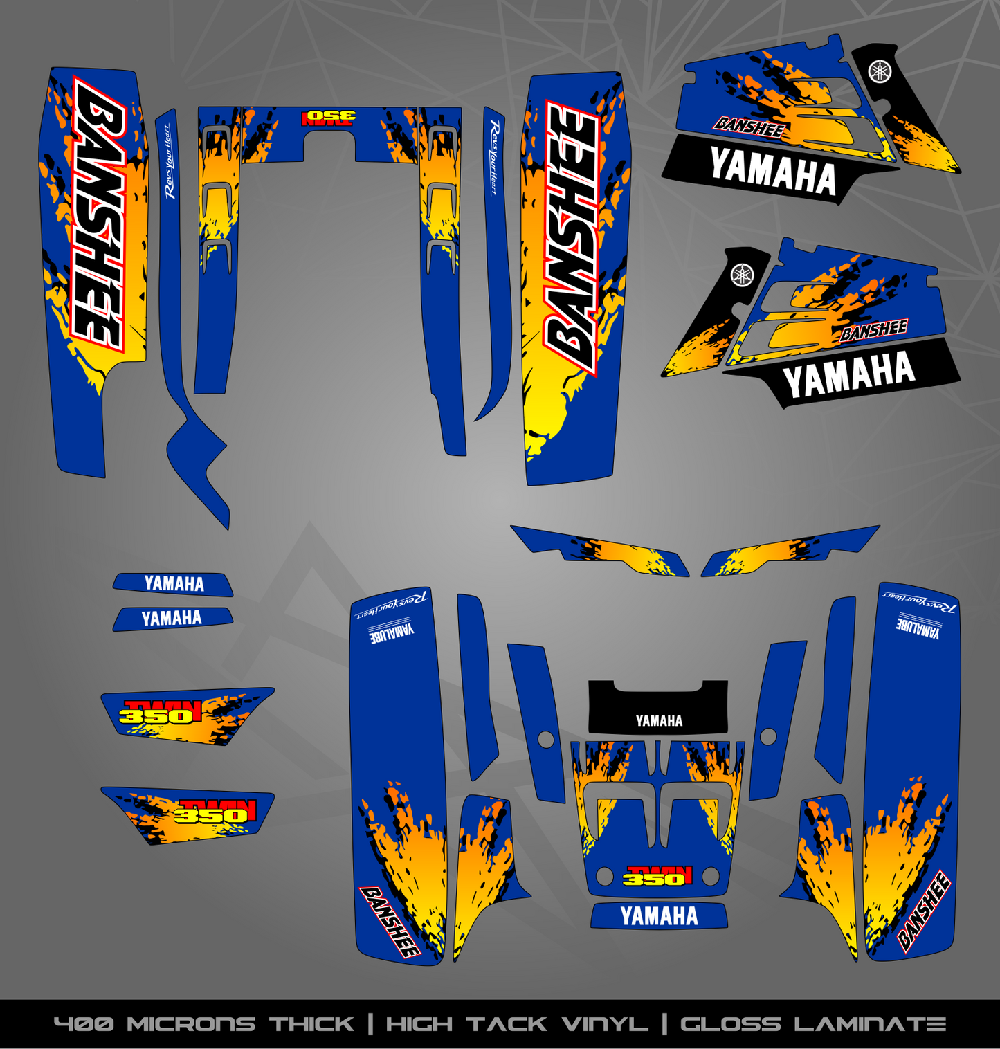 Full Sticker Kit for Yamaha Banshee 350
