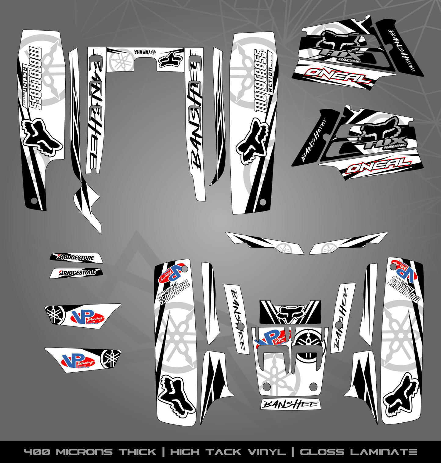 Full Sticker Kit for Yamaha Banshee 350