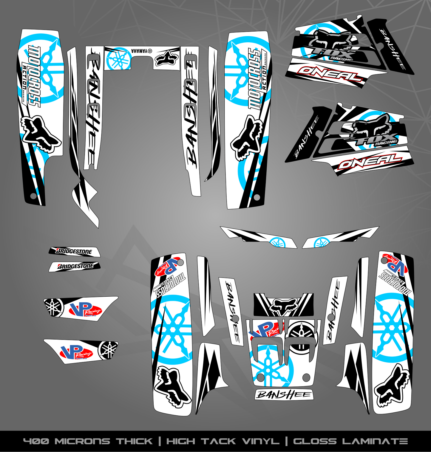 Full Sticker Kit for Yamaha Banshee 350