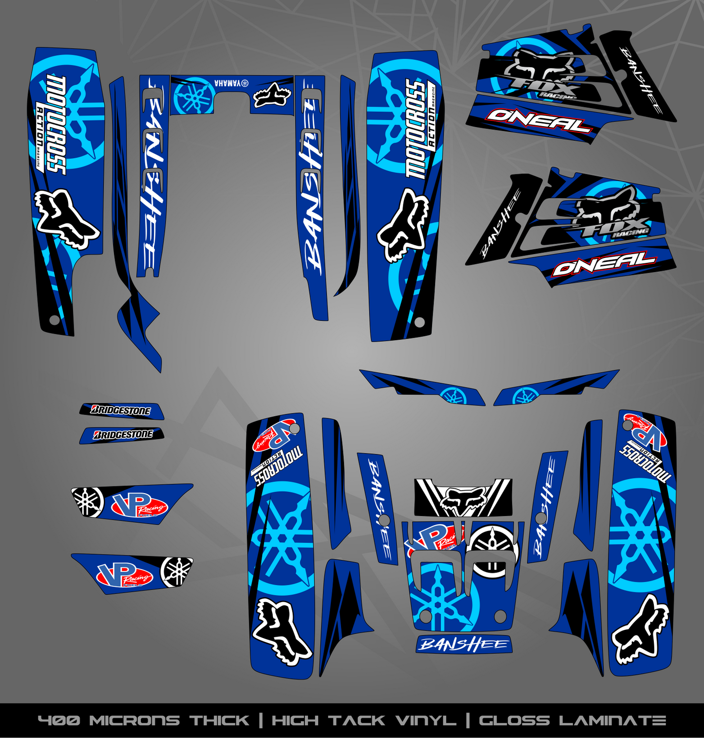 Full Sticker Kit for Yamaha Banshee 350