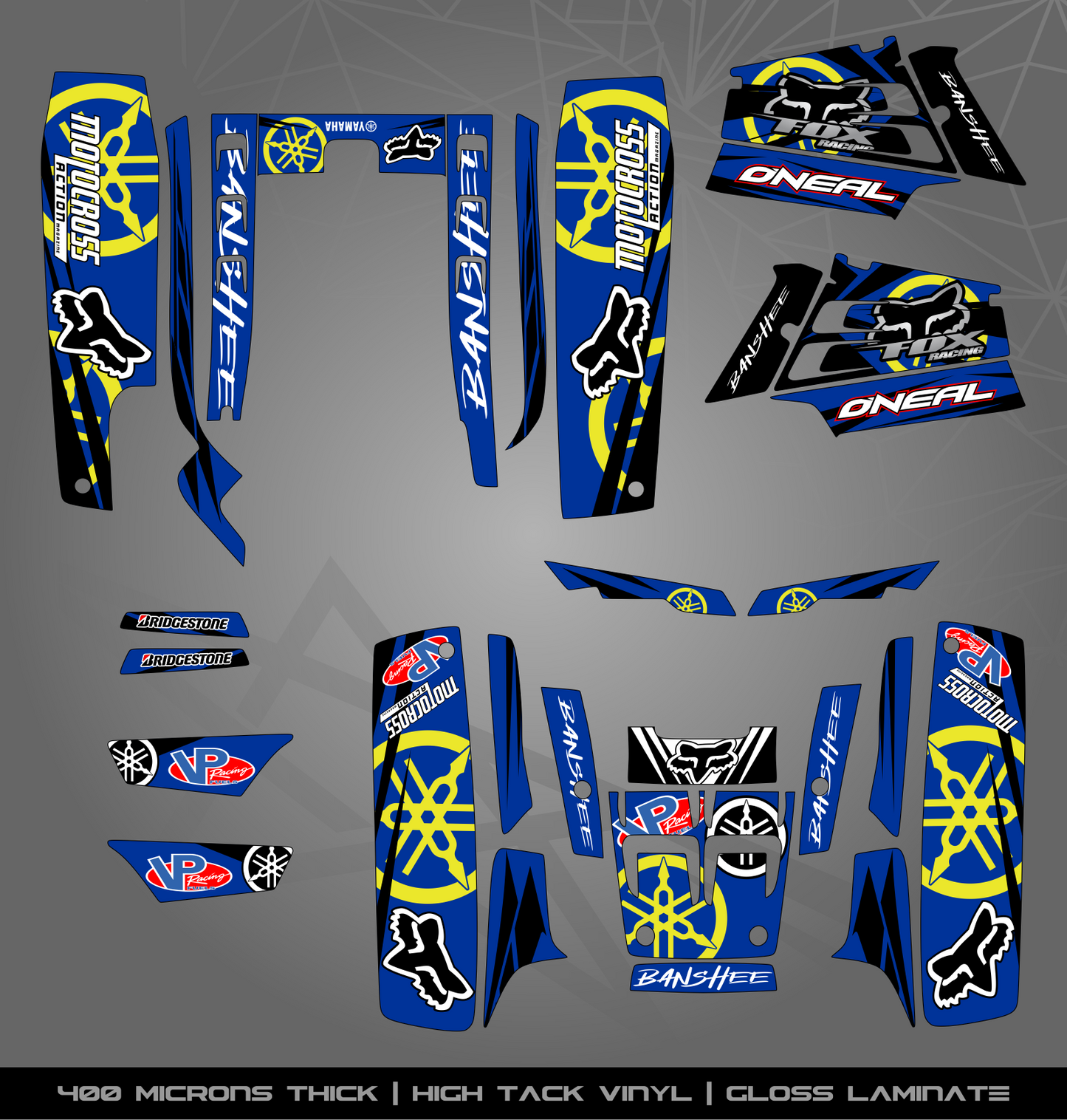 Full Sticker Kit for Yamaha Banshee 350