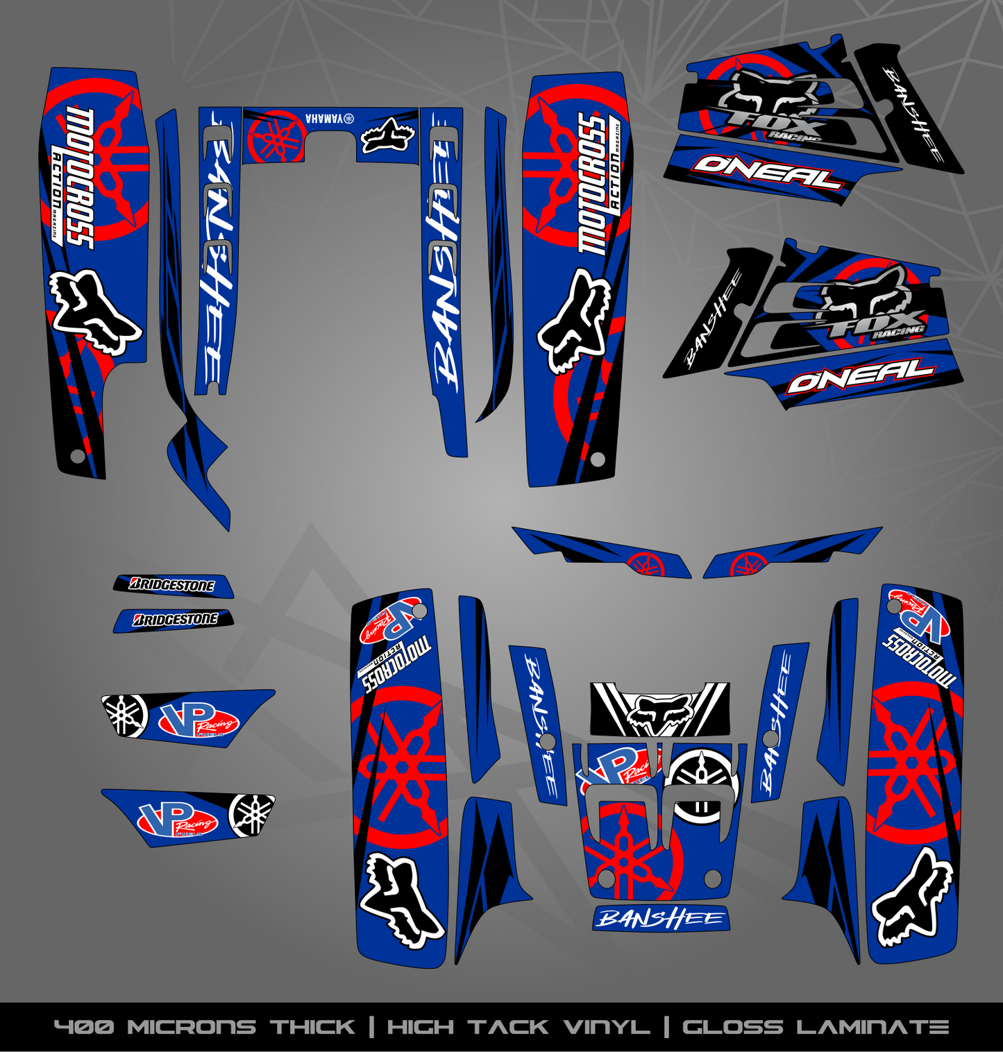 Full Sticker Kit for Yamaha Banshee 350