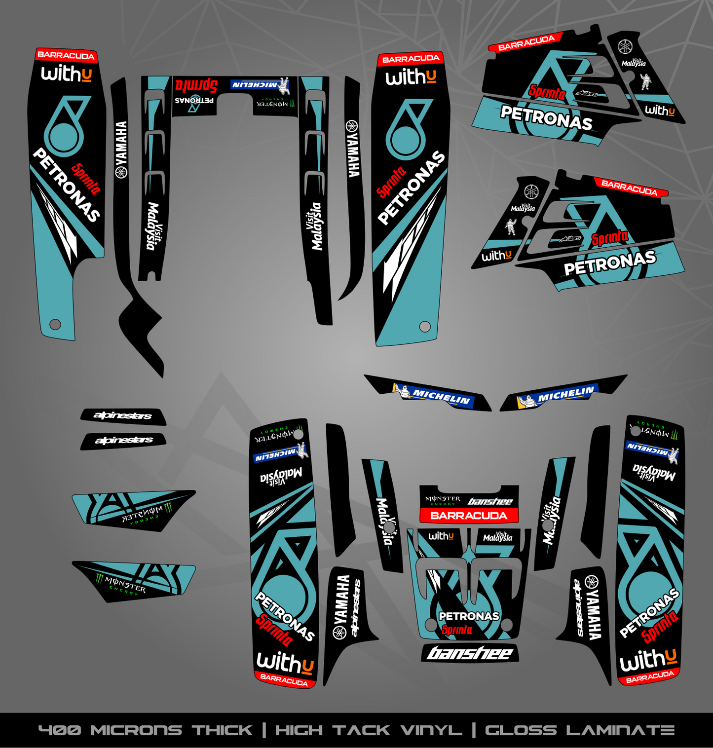 Full Sticker Kit for Yamaha Banshee 350