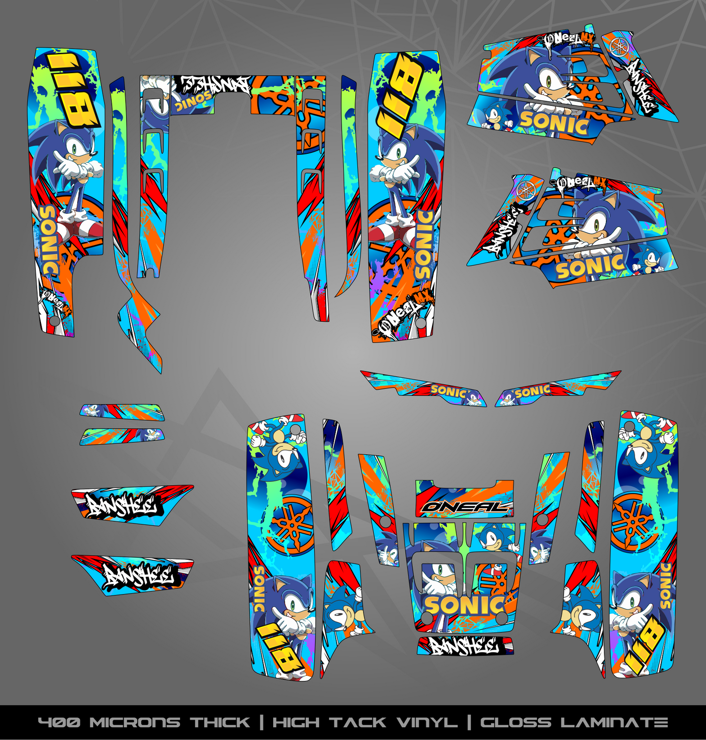 Full Sticker Kit for Yamaha Banshee 350