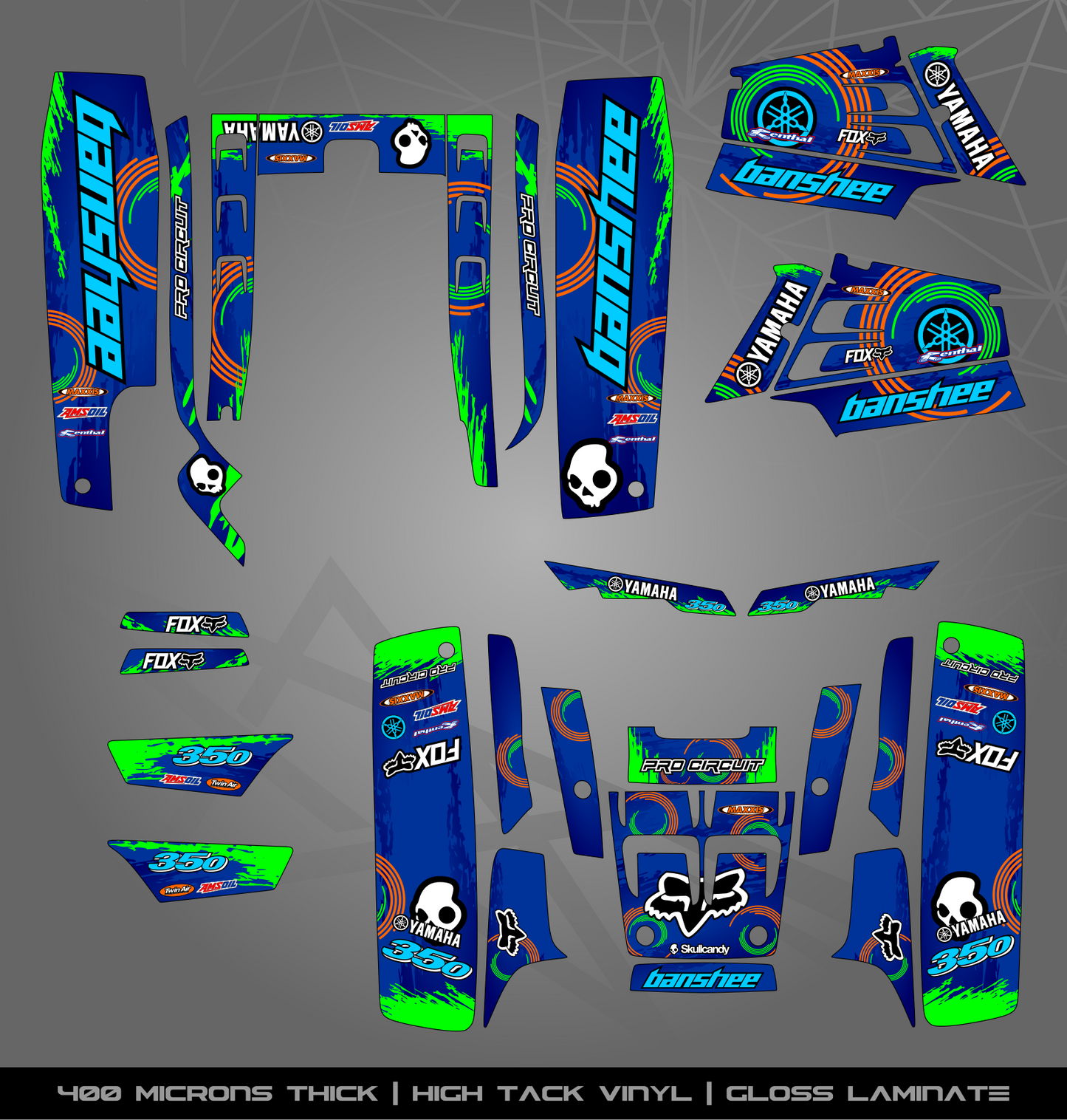 Full Sticker Kit for Yamaha Banshee 350