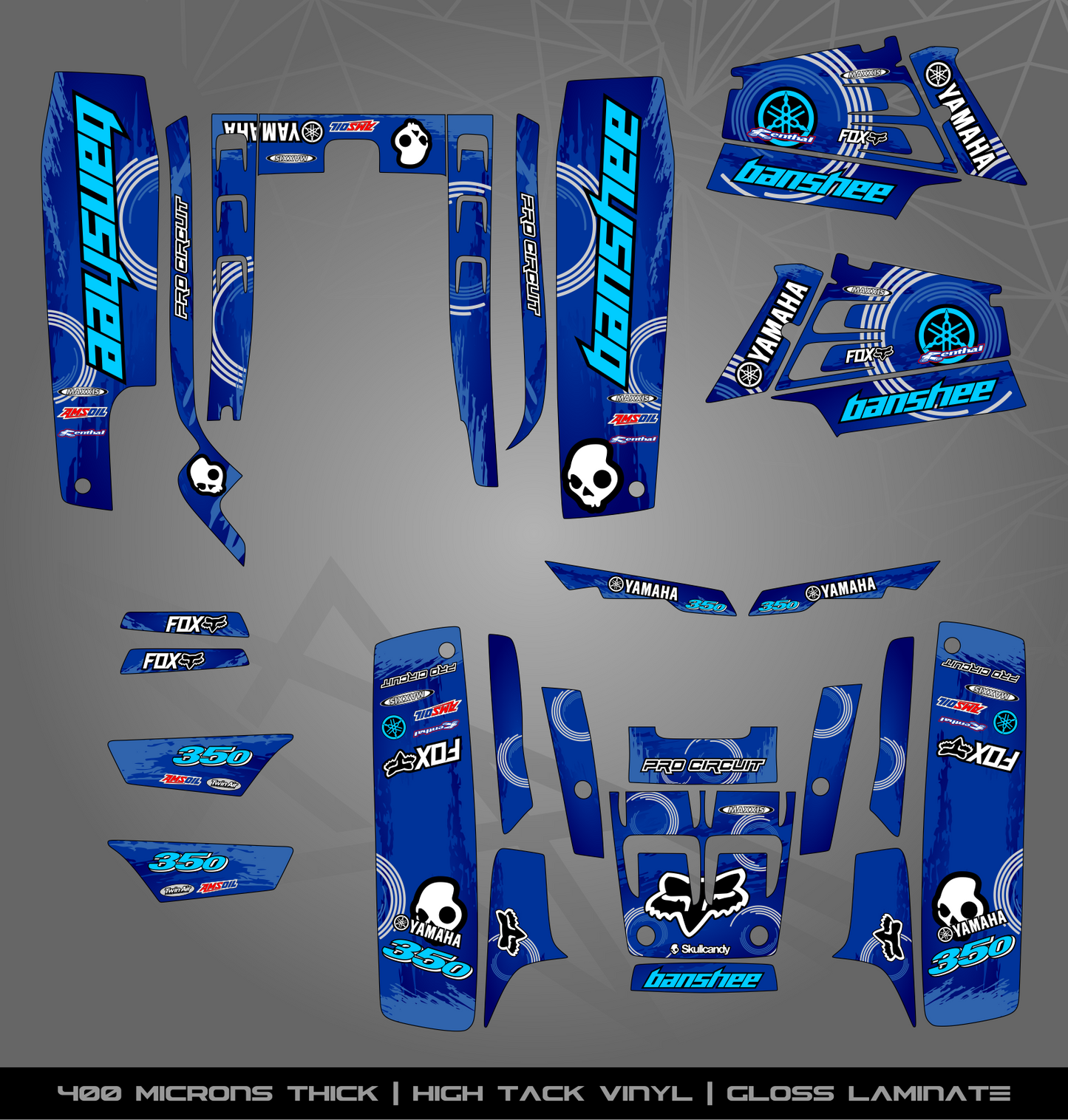 Full Sticker Kit for Yamaha Banshee 350