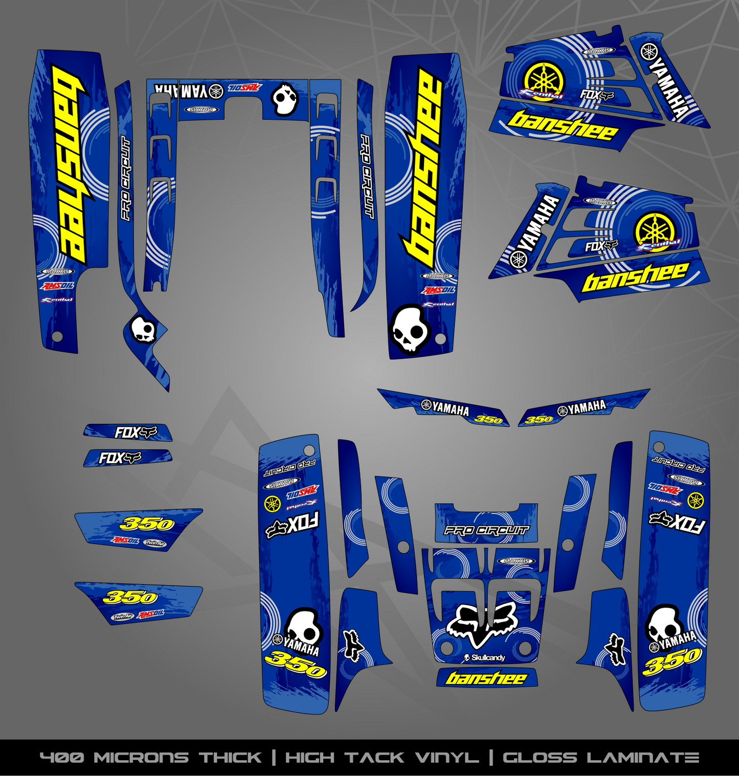 Full Sticker Kit for Yamaha Banshee 350