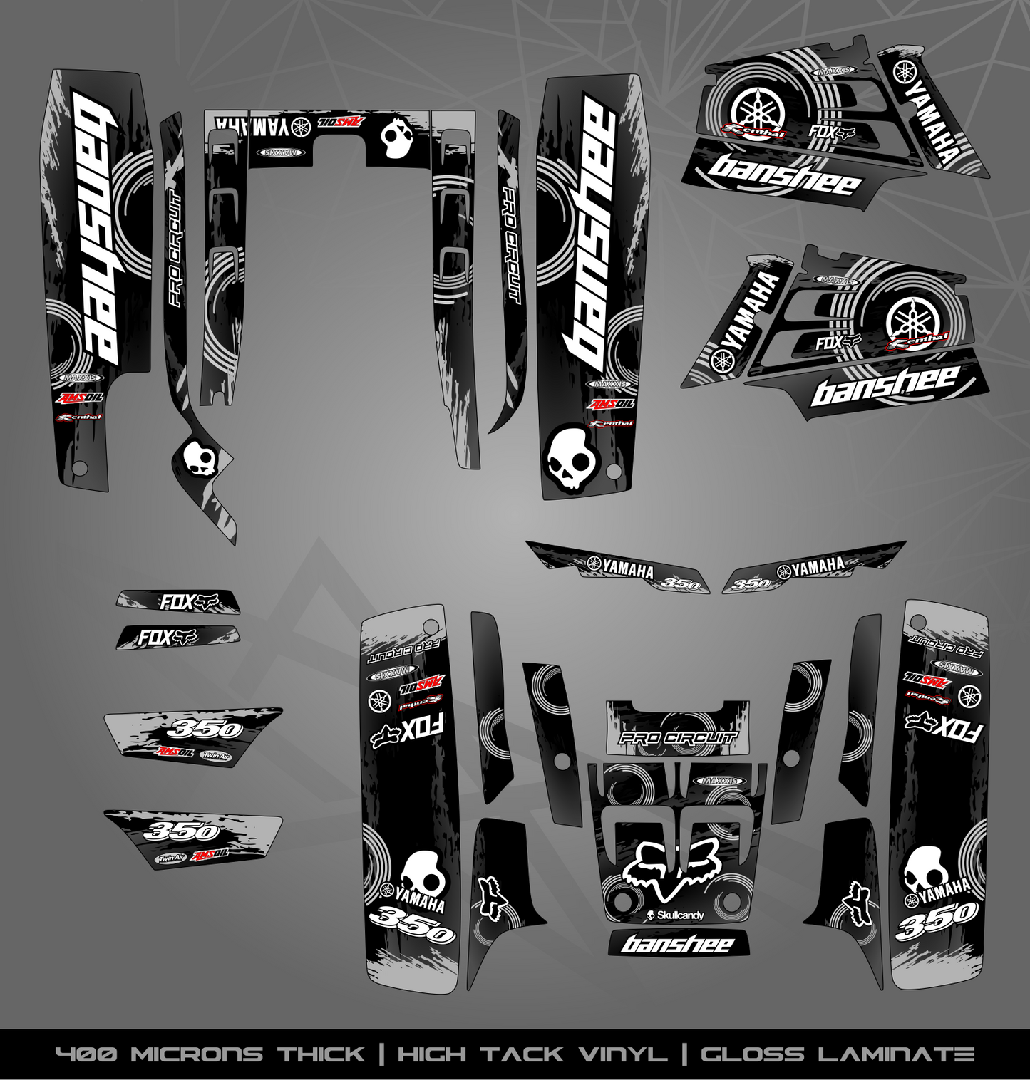 Full Sticker Kit for Yamaha Banshee 350