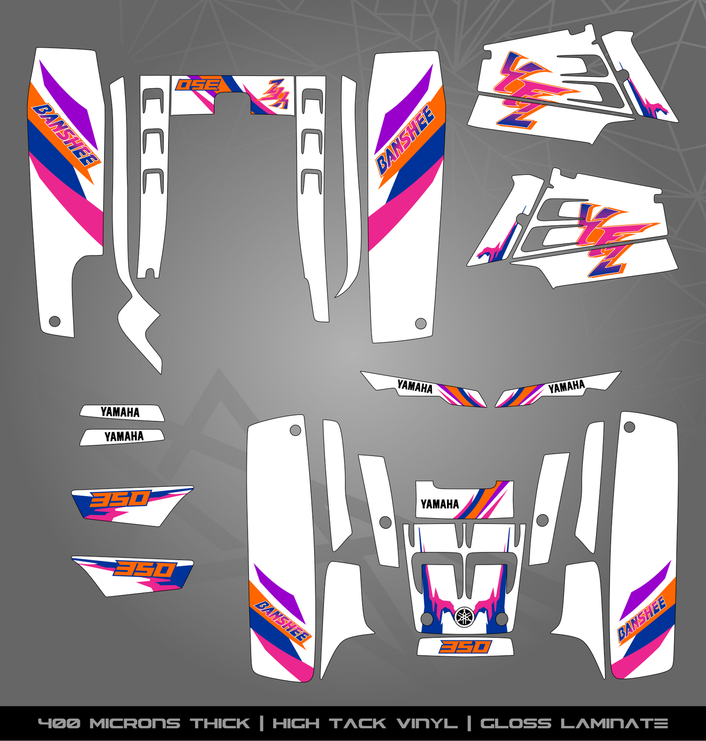 Full Sticker Kit for Yamaha Banshee 350
