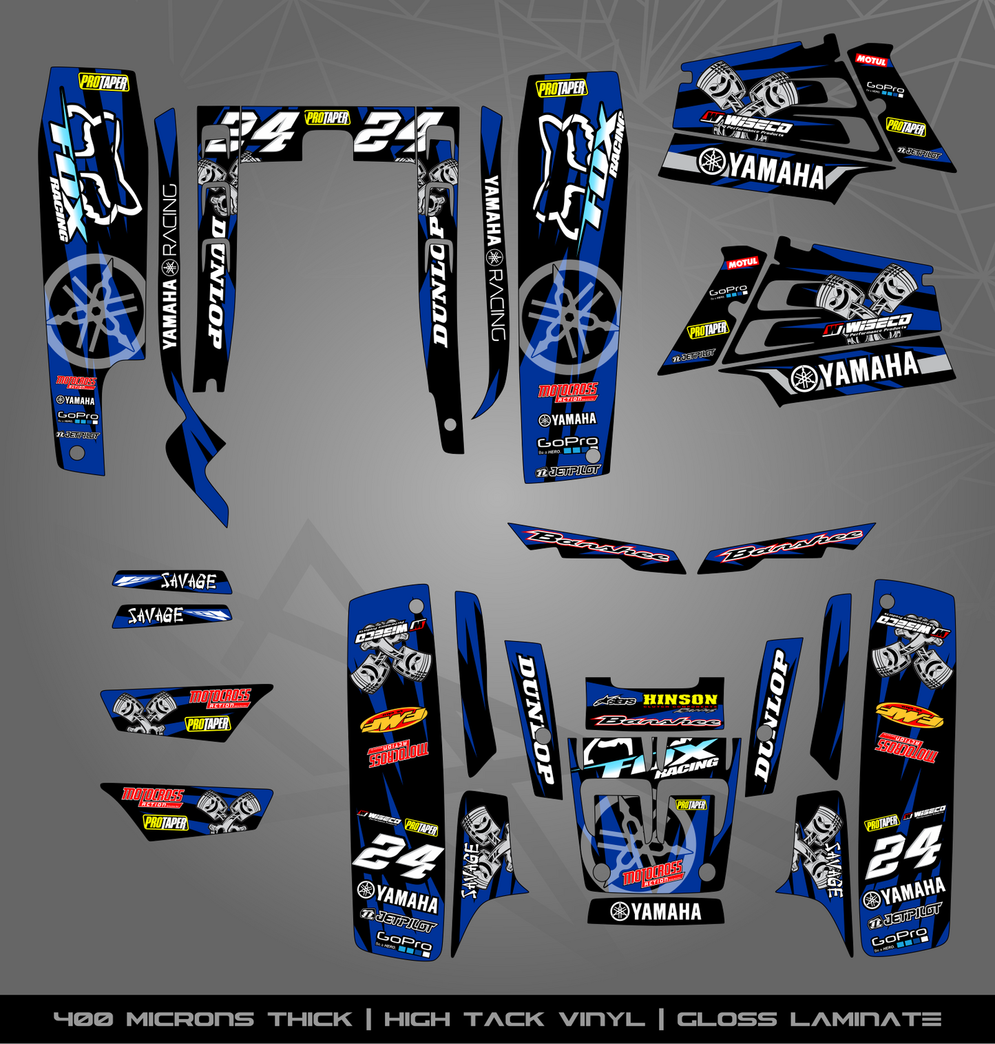 Full Sticker Kit for Yamaha Banshee 350