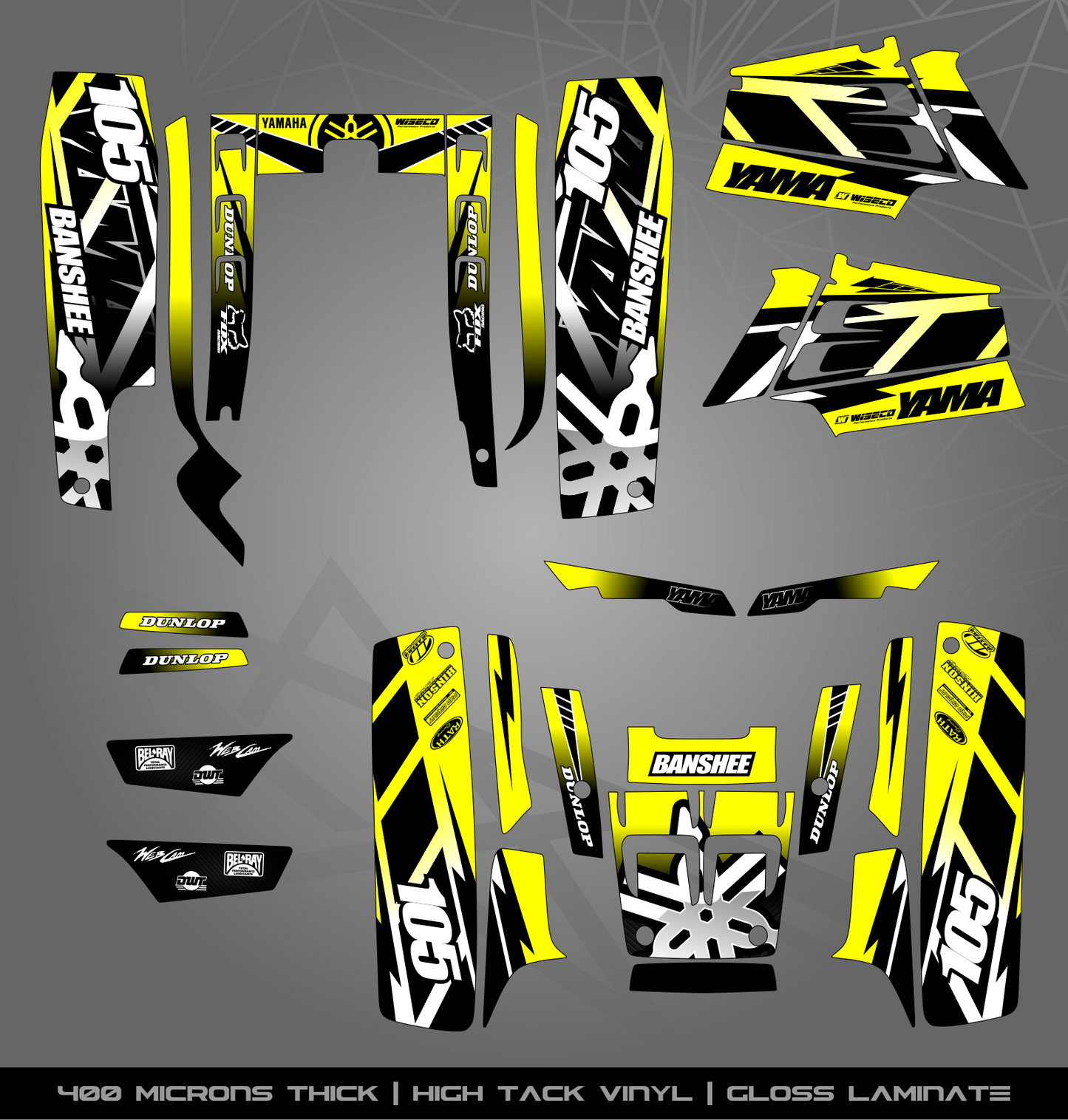 Full Sticker Kit for Yamaha Banshee 350