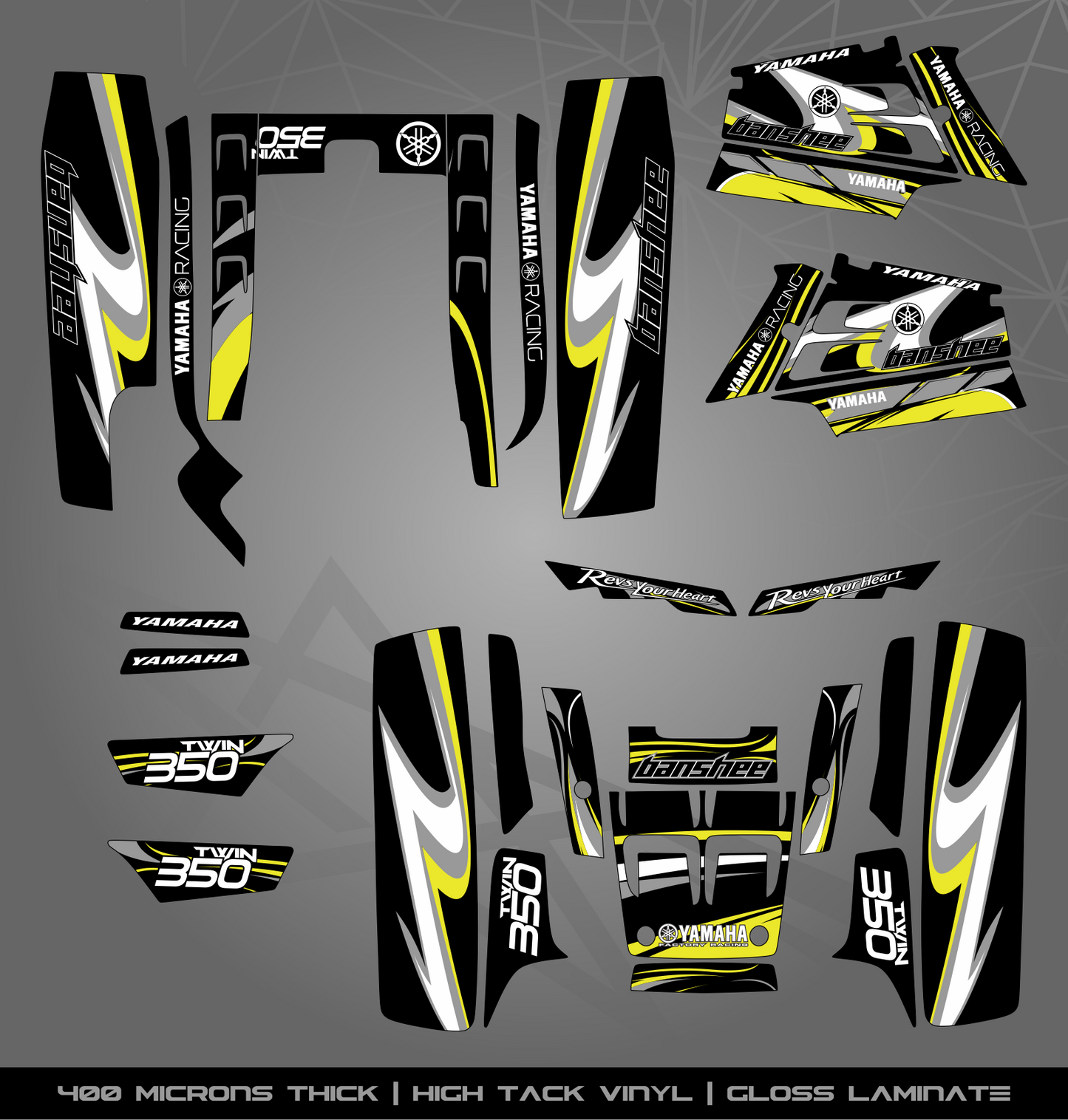 Full Sticker Kit for Yamaha Banshee 350
