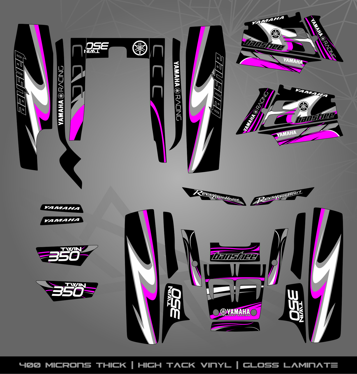 Full Sticker Kit for Yamaha Banshee 350