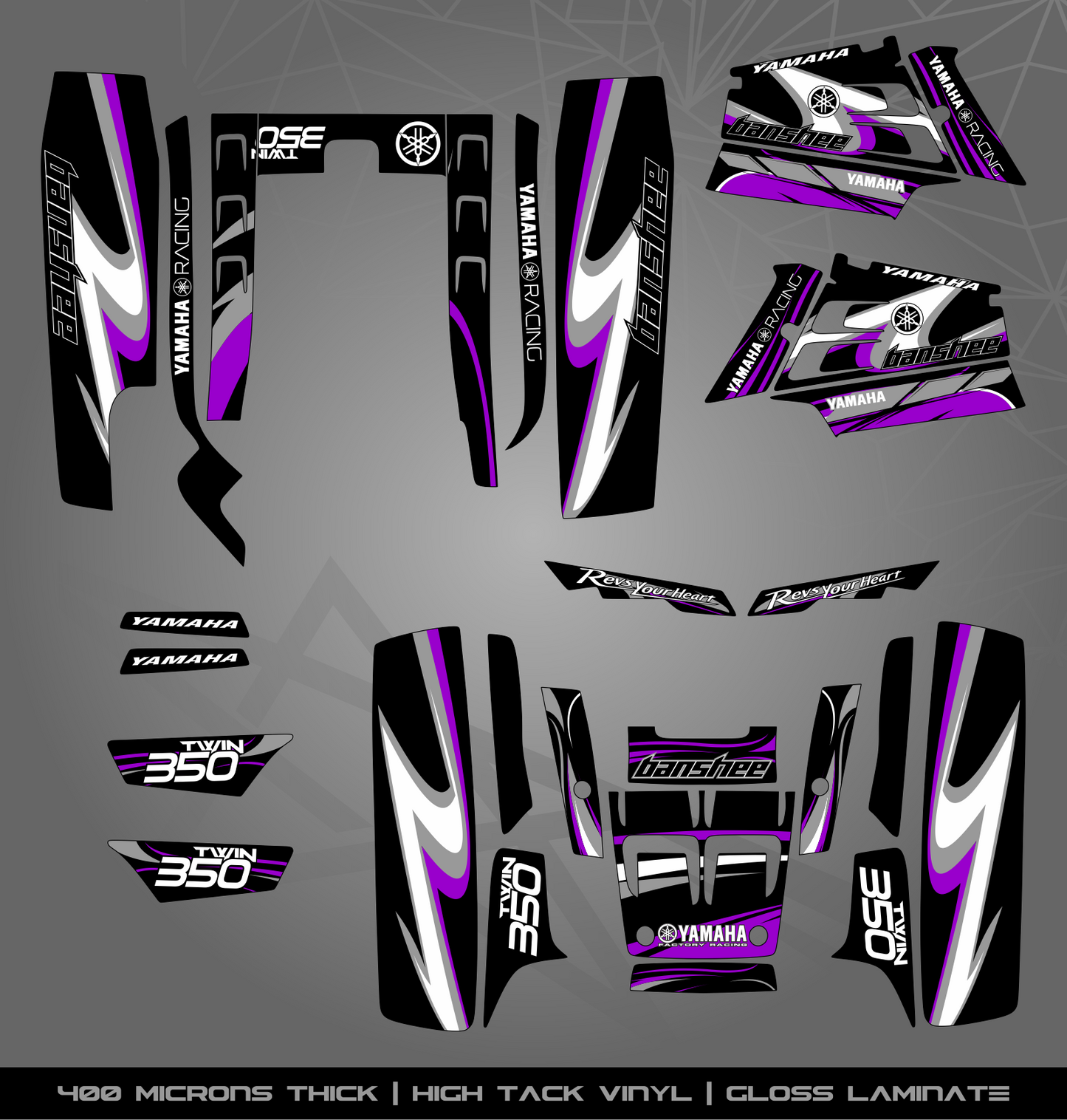 Full Sticker Kit for Yamaha Banshee 350