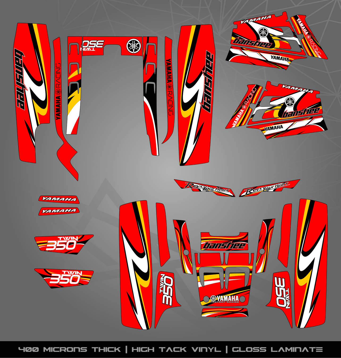 Full Sticker Kit for Yamaha Banshee 350