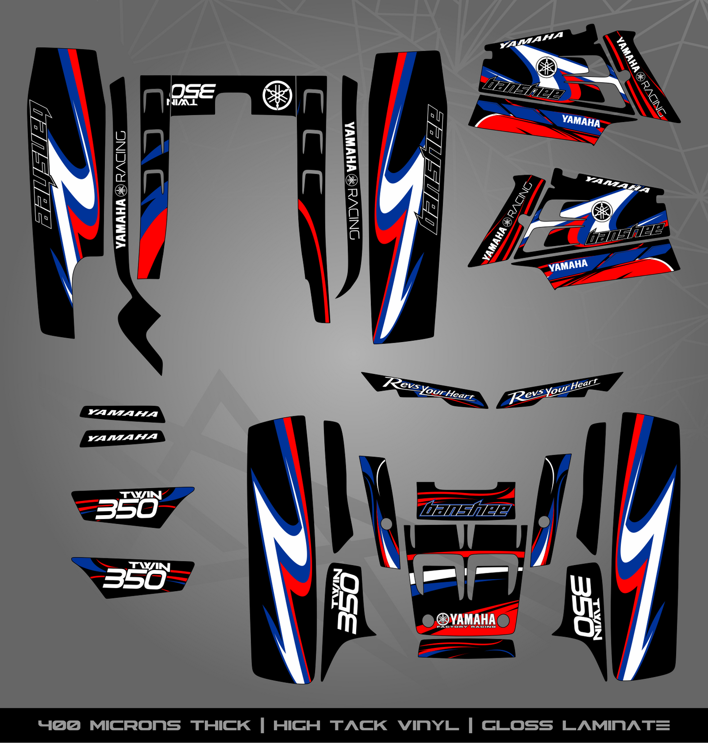 Full Sticker Kit for Yamaha Banshee 350