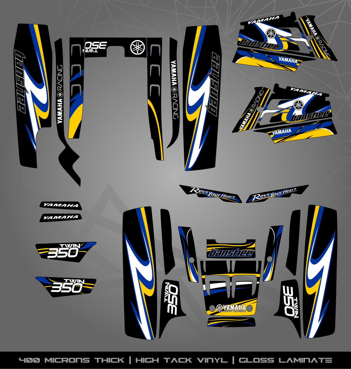 Full Sticker Kit for Yamaha Banshee 350