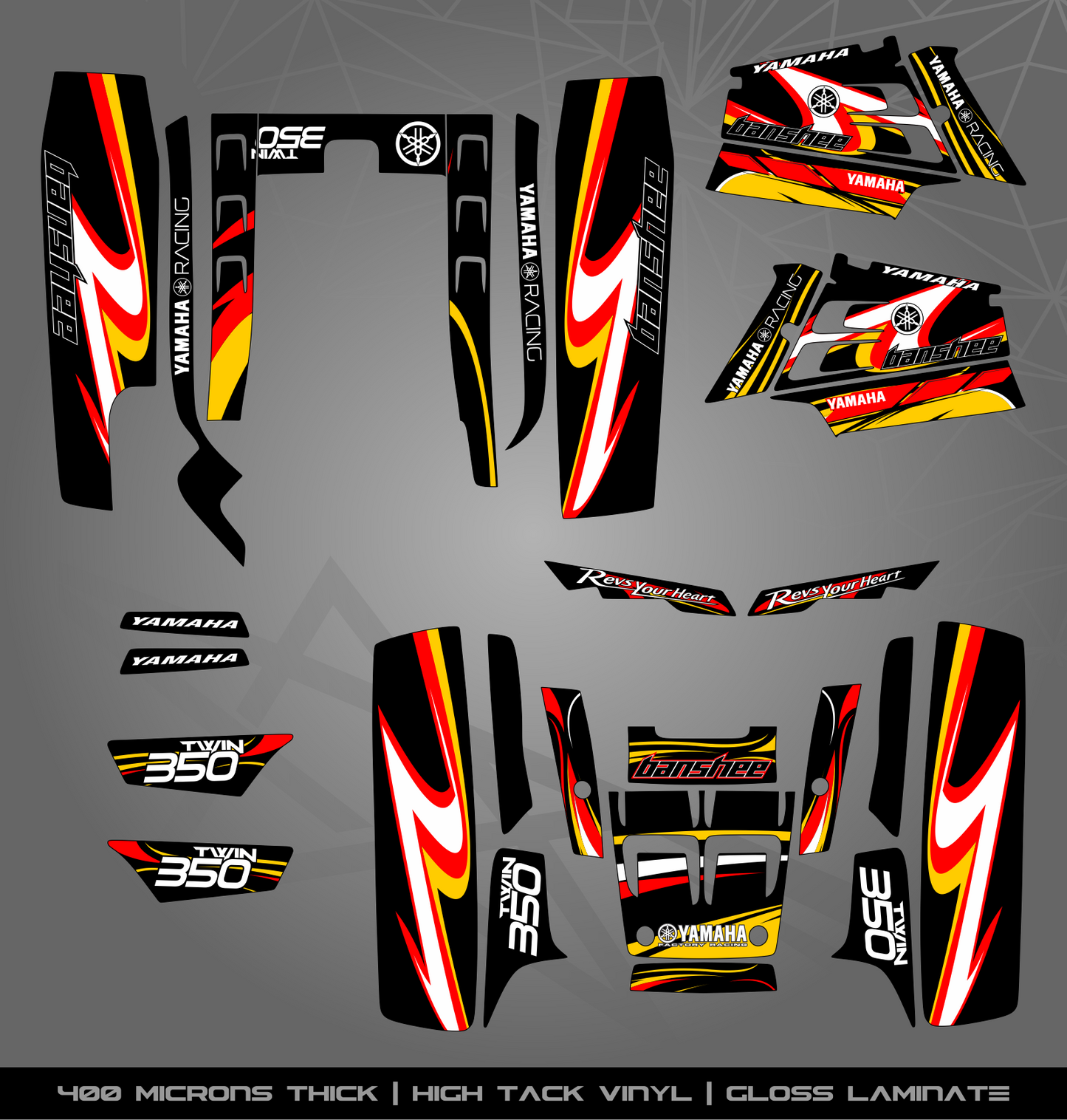 Full Sticker Kit for Yamaha Banshee 350