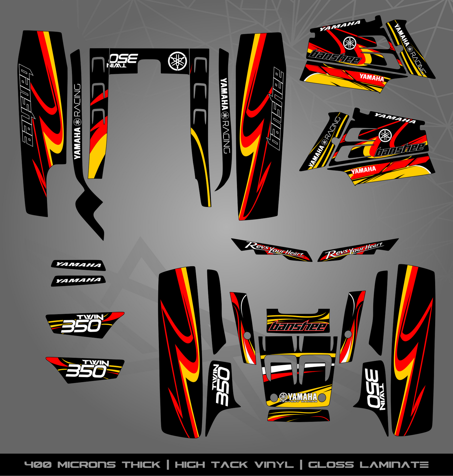 Full Sticker Kit for Yamaha Banshee 350