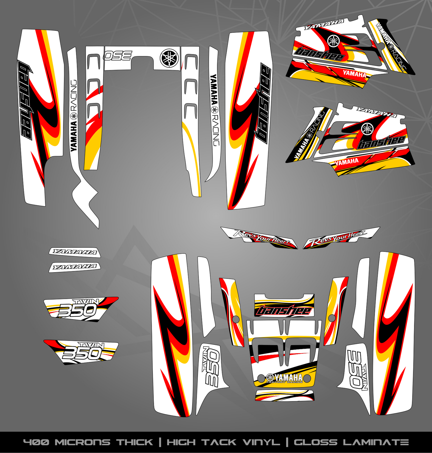 Full Sticker Kit for Yamaha Banshee 350