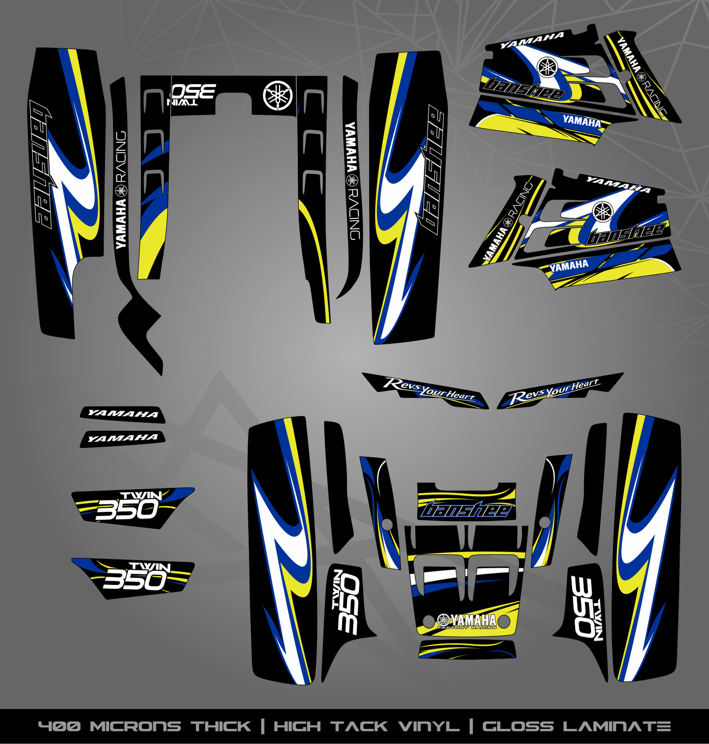 Full Sticker Kit for Yamaha Banshee 350