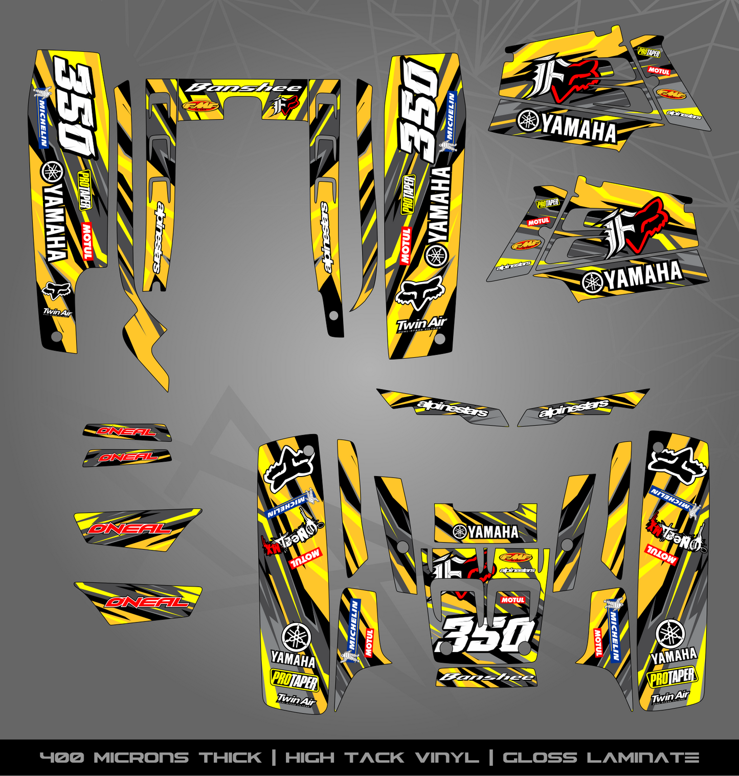 Full Sticker Kit for Yamaha Banshee 350