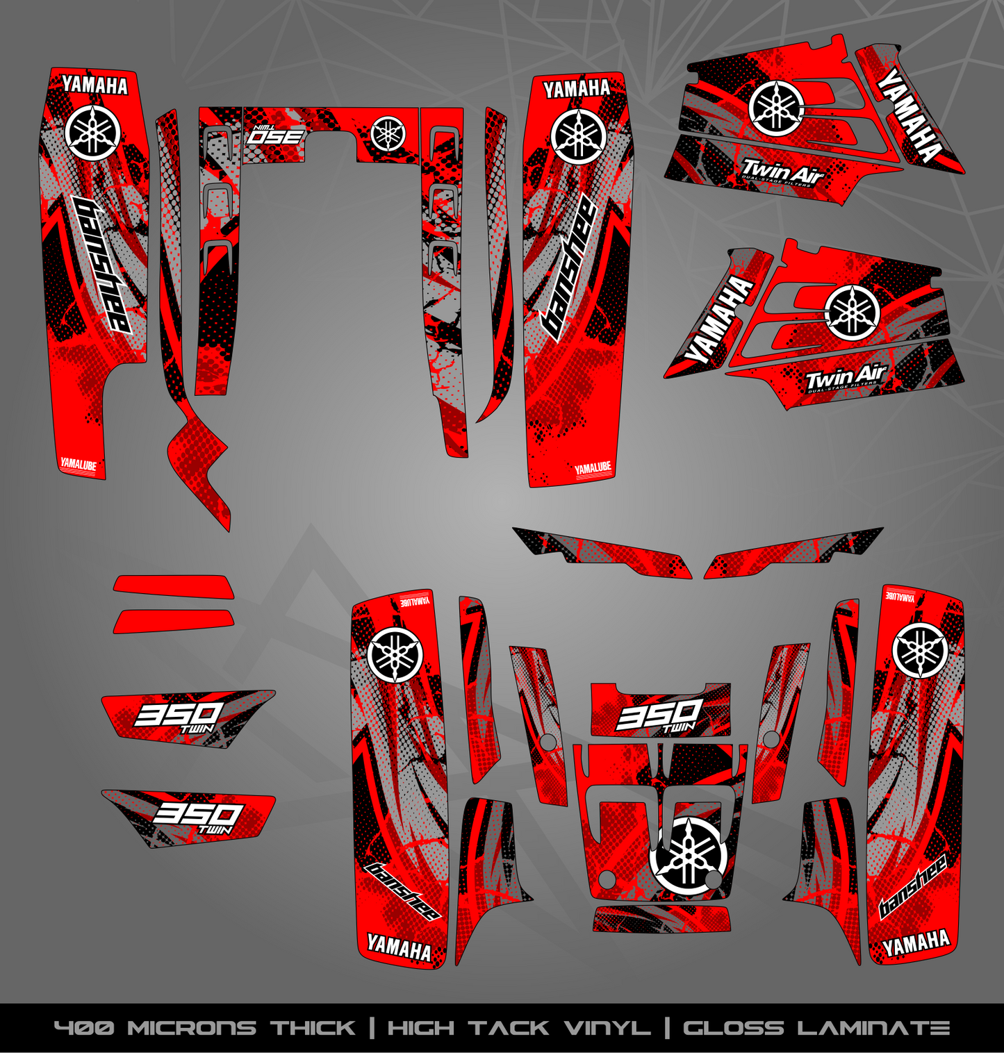 Full Sticker Kit for Yamaha Banshee 350