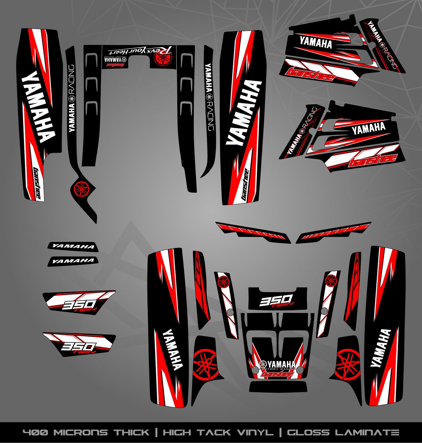 Full Sticker Kit for Yamaha Banshee 350