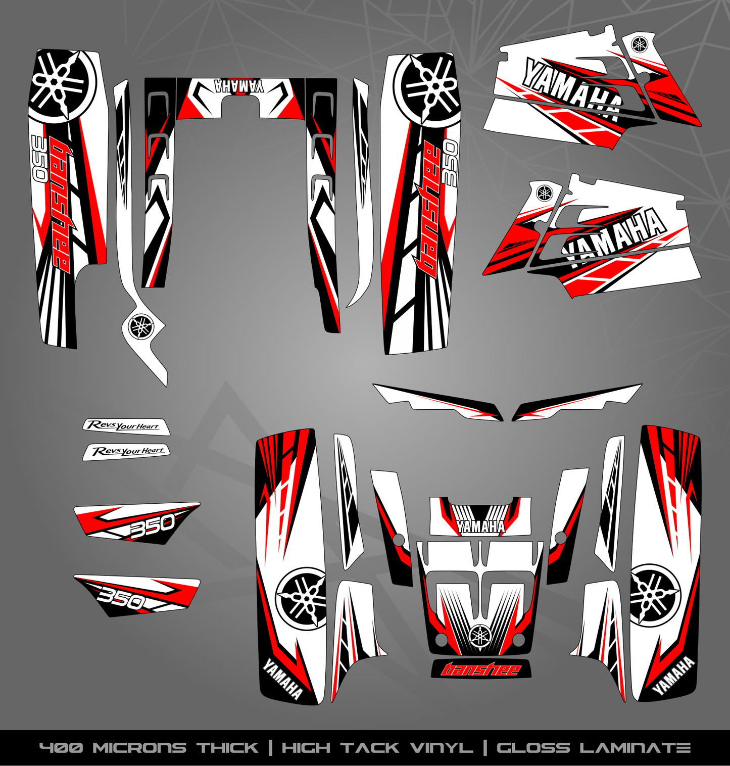 Full Sticker Kit for Yamaha Banshee 350