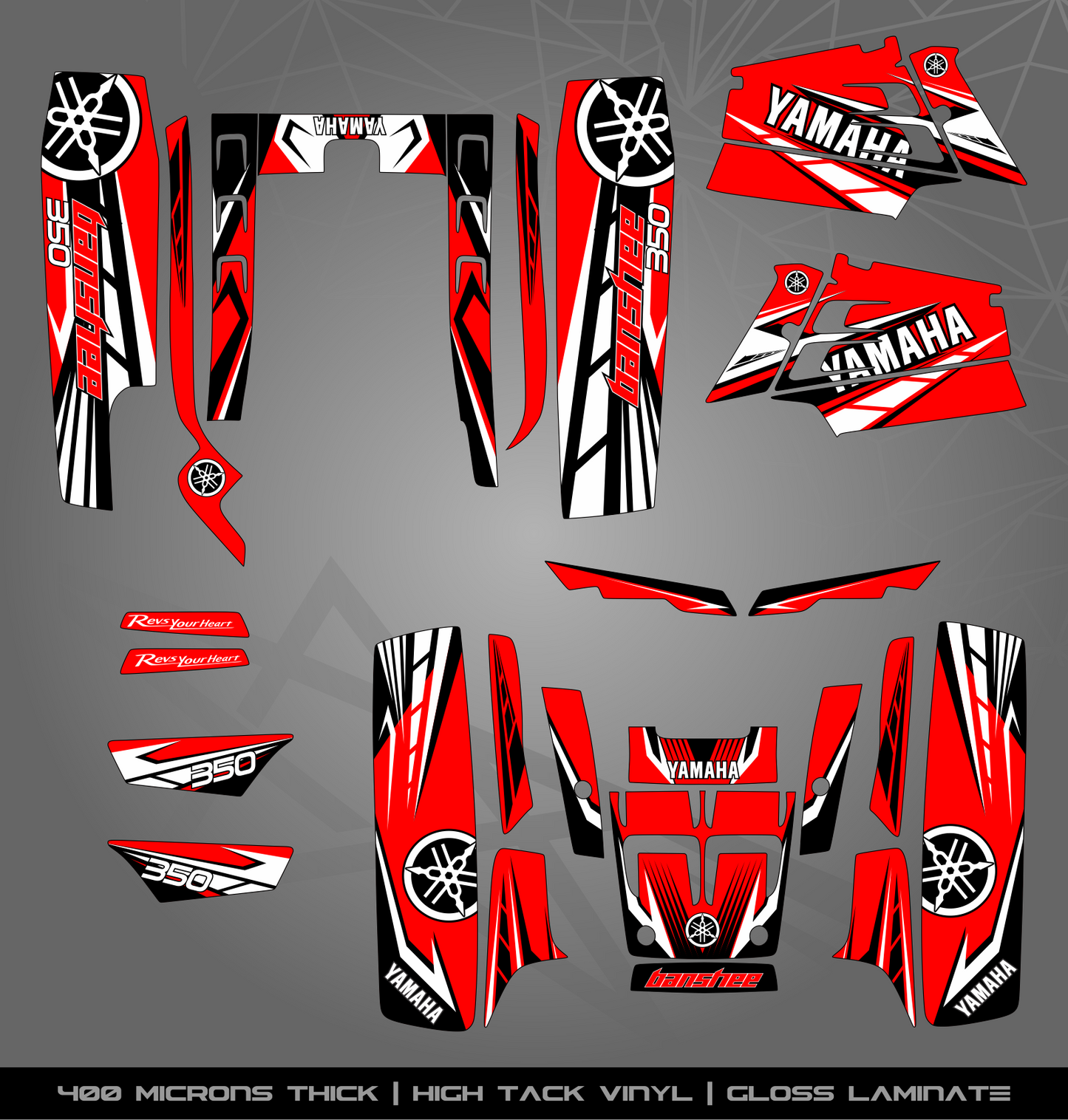 Full Sticker Kit for Yamaha Banshee 350