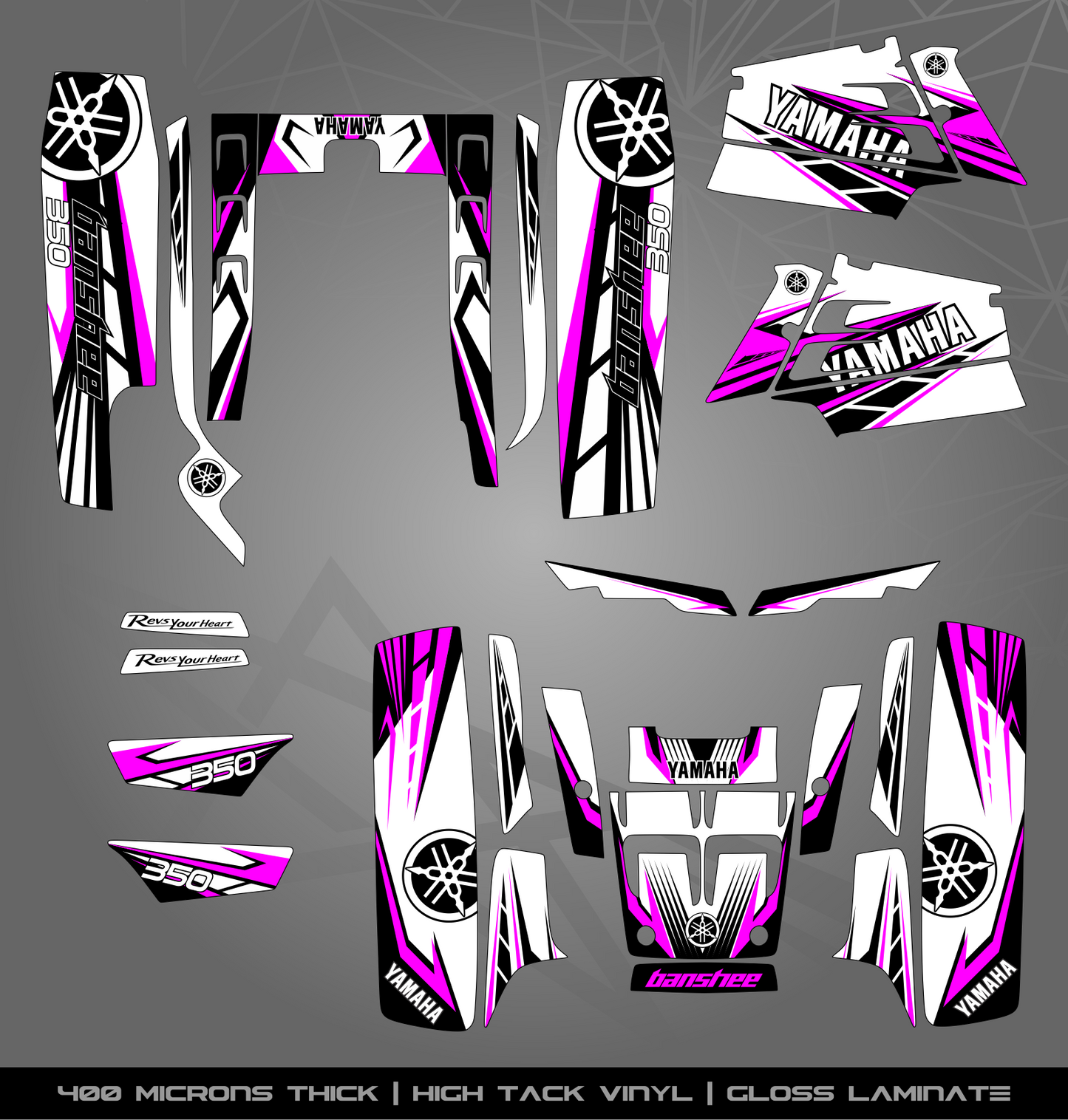 Full Sticker Kit for Yamaha Banshee 350