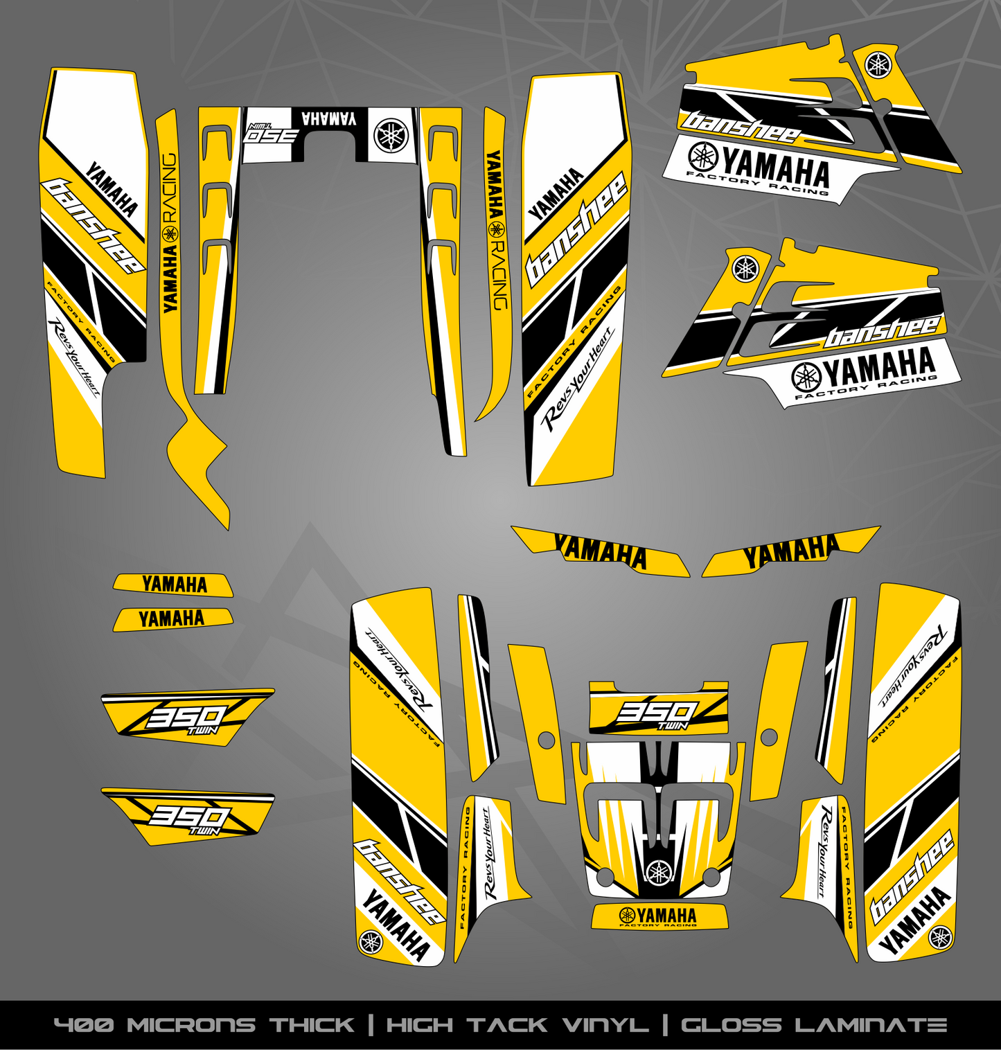 Full Sticker Kit for Yamaha Banshee 350